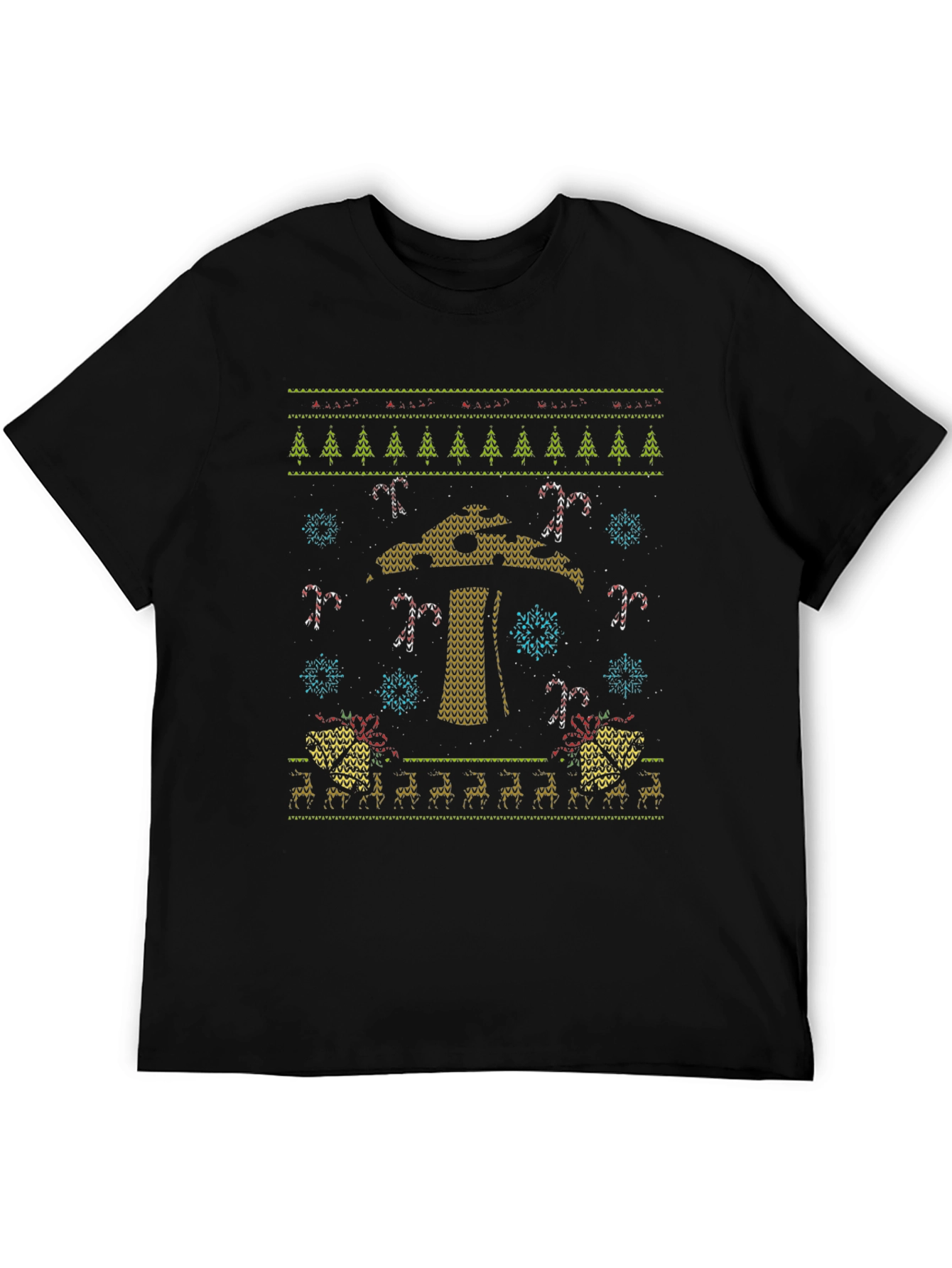Ugly Christmas T-Shirt Palm Tree Holiday Party