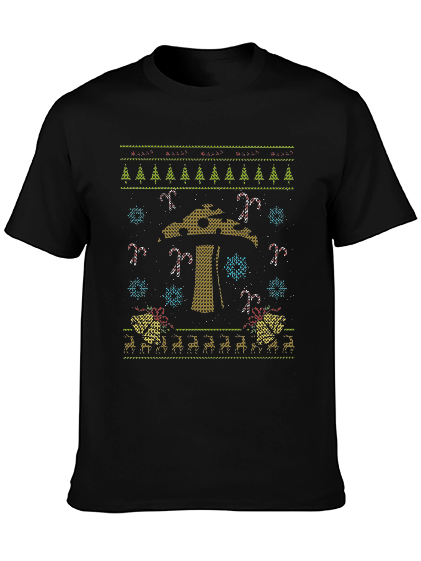 Ugly Christmas T-Shirt Palm Tree Holiday Party