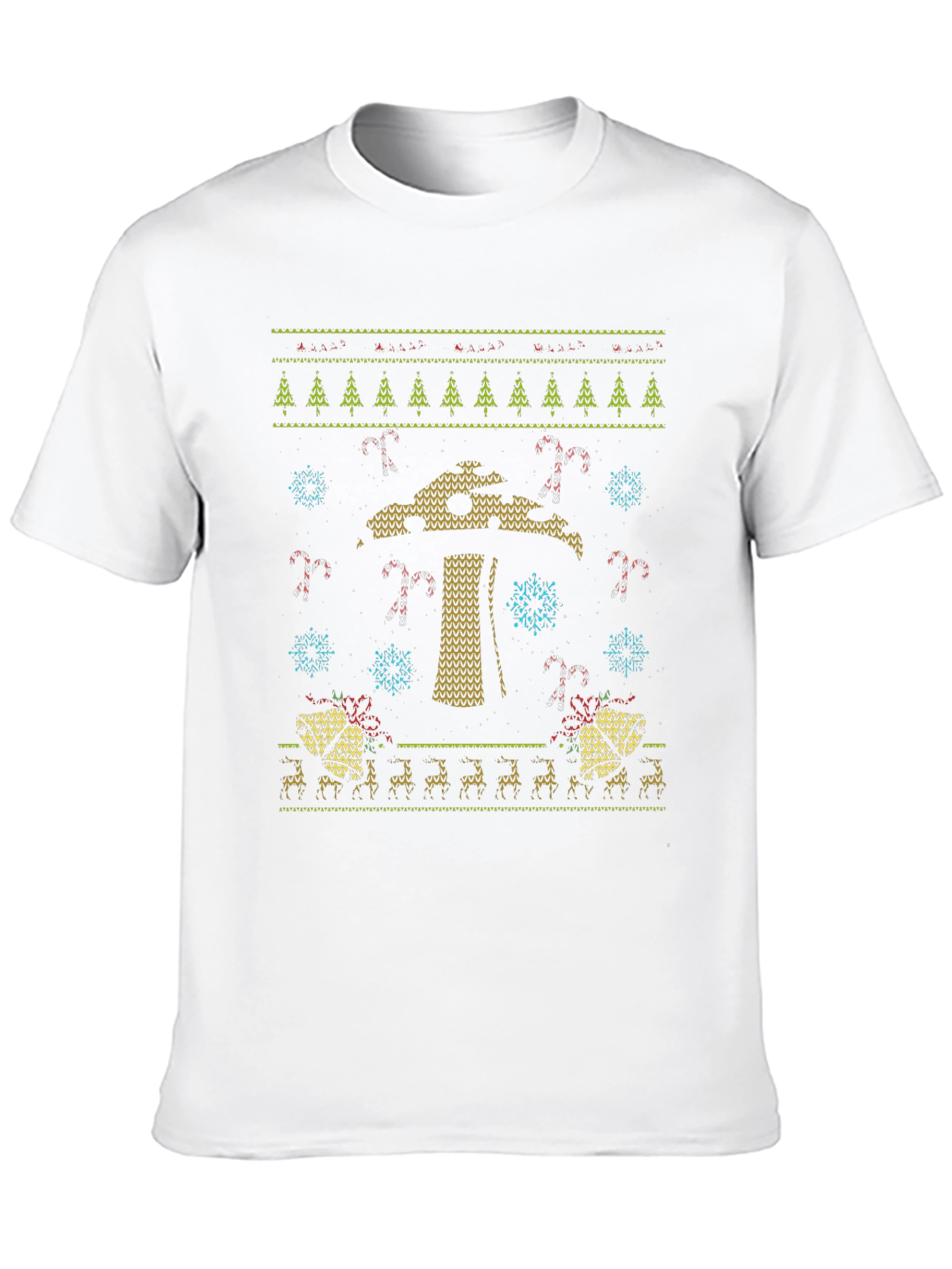 Ugly Christmas T-Shirt Palm Tree Holiday Party