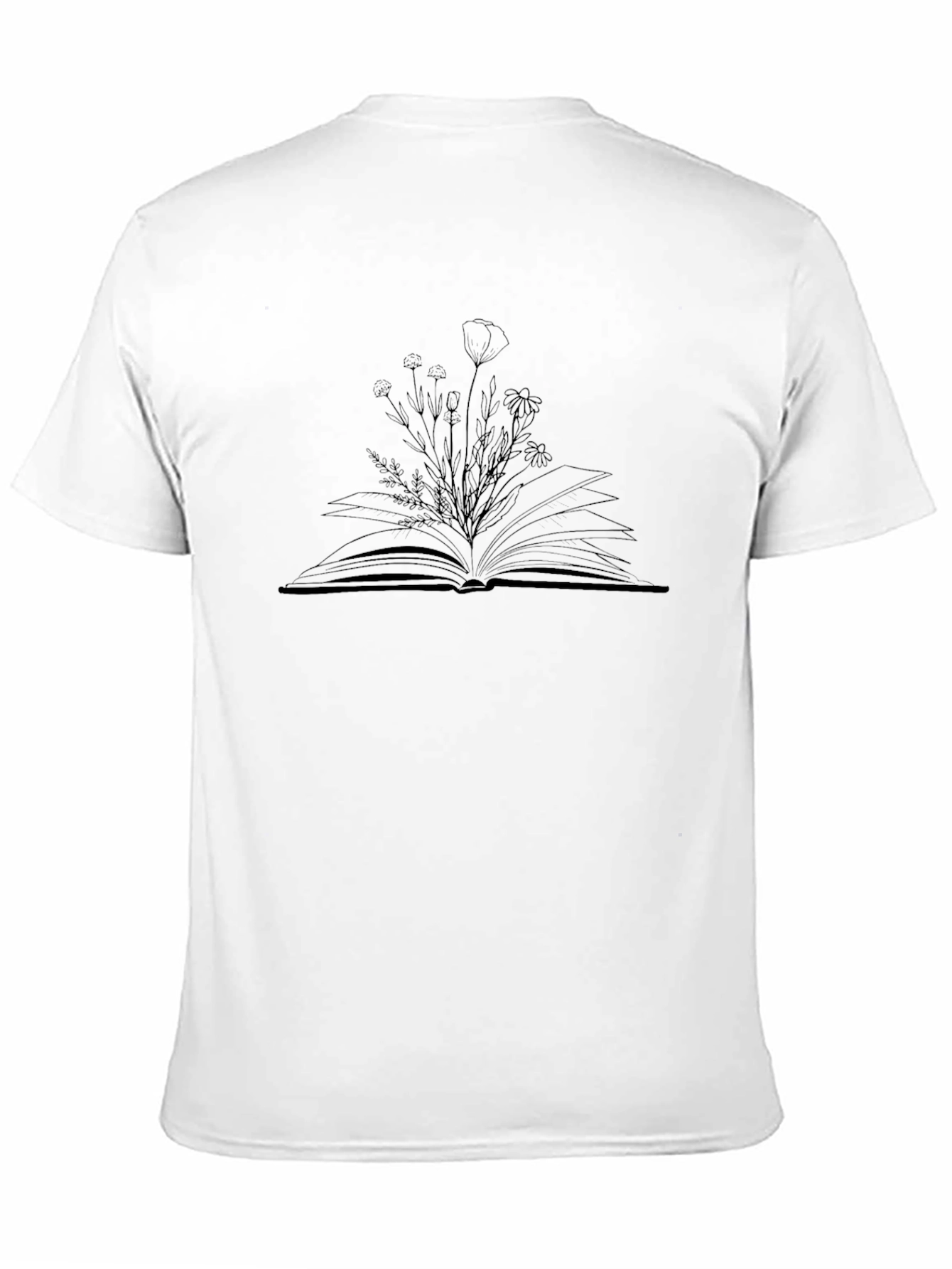 Floral Book Graphic Tee