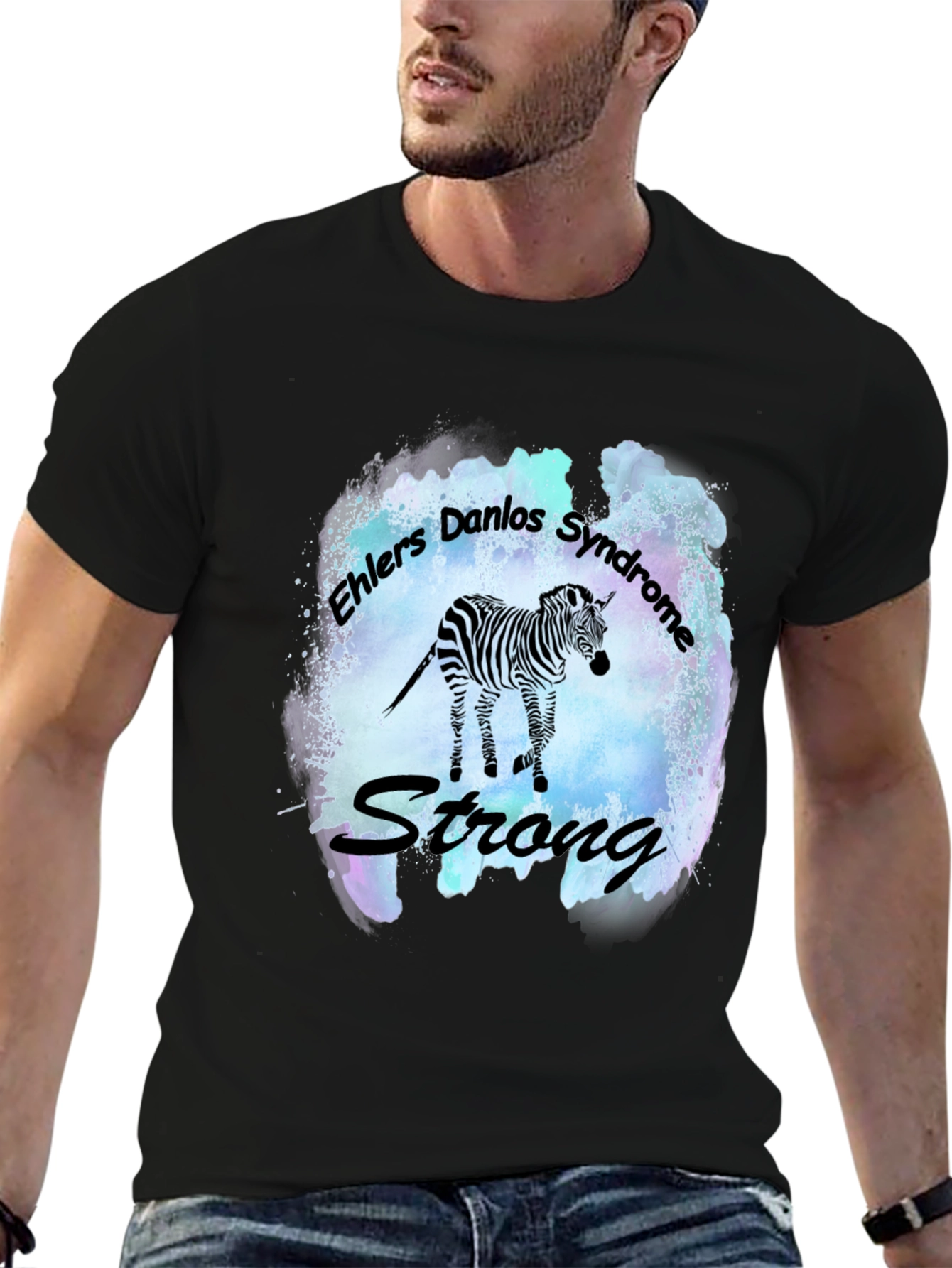Ehlers Danlos Syndrome Zebra Strong T-Shirt