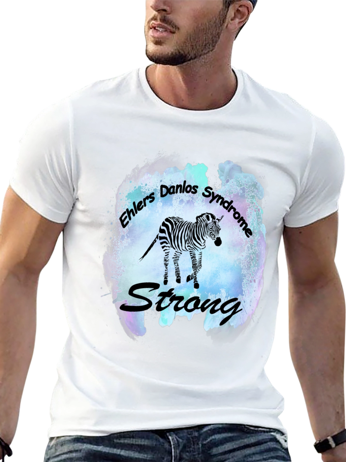 Ehlers Danlos Syndrome Zebra Strong T-Shirt