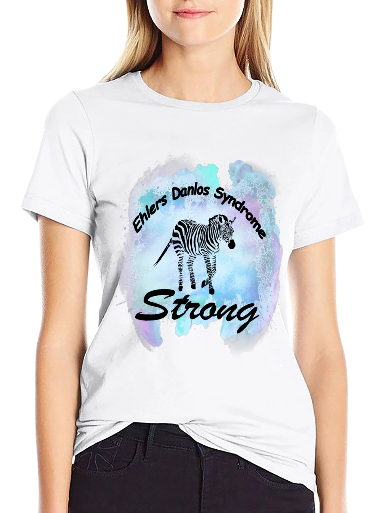 Ehlers Danlos Syndrome Zebra Strong T-Shirt