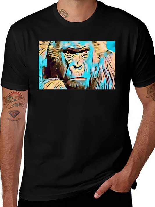 Gorilla Graphic Tee - Vivid Design Soft Cotton