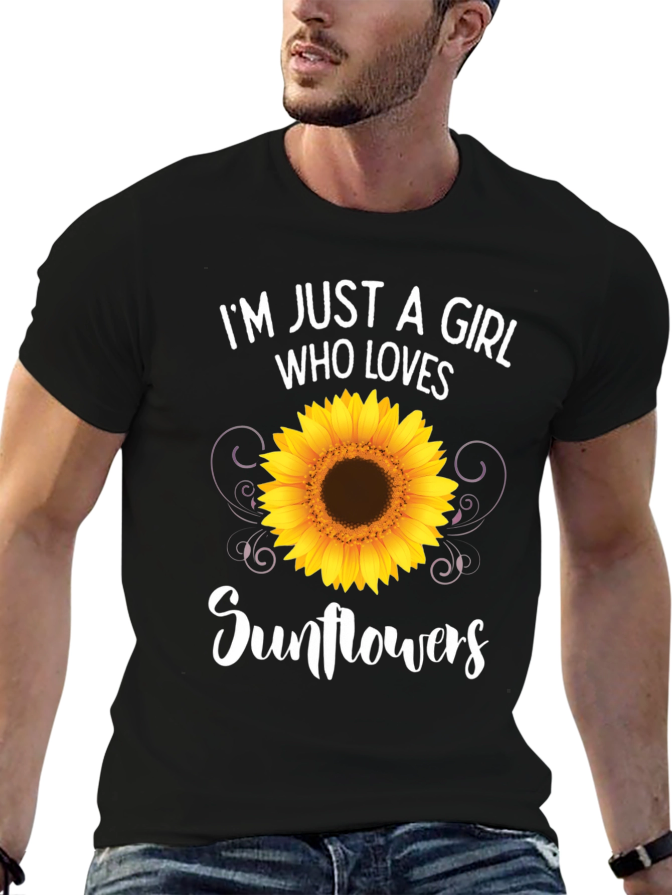 Sunflower Girl T-Shirt - Love Sunflowers!