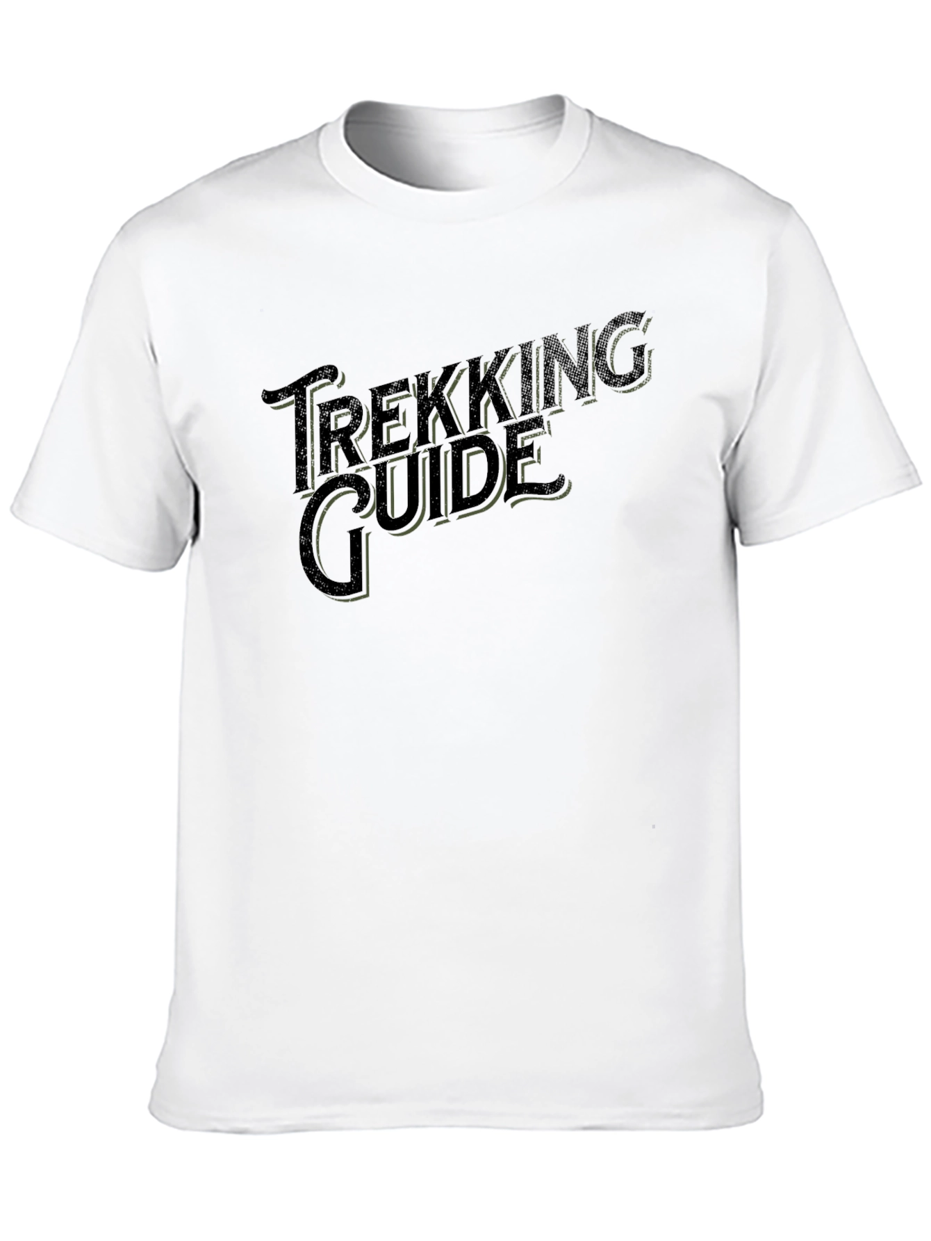 Trekking Guide Black Graphic T-Shirt