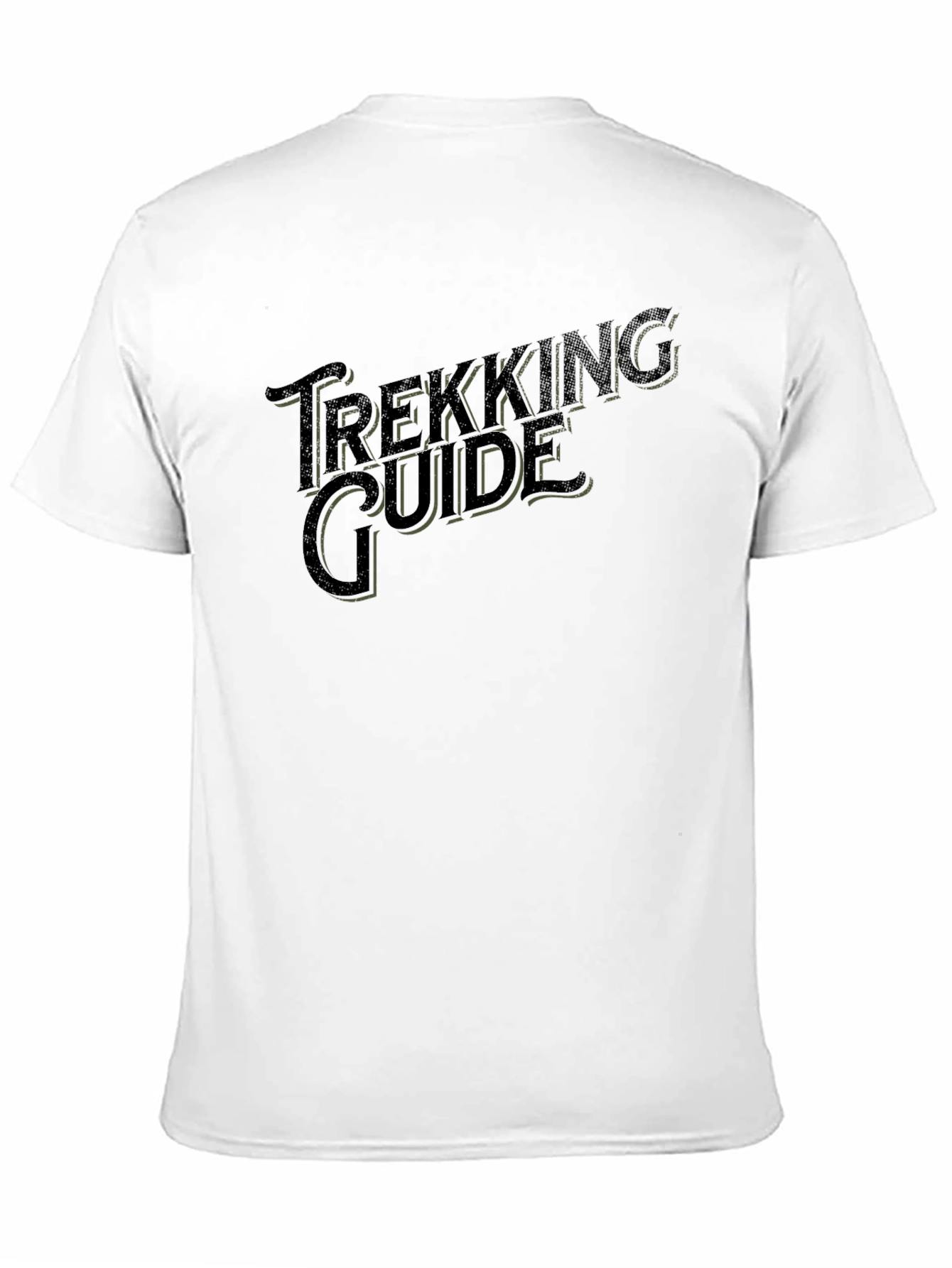 Trekking Guide Black Graphic T-Shirt