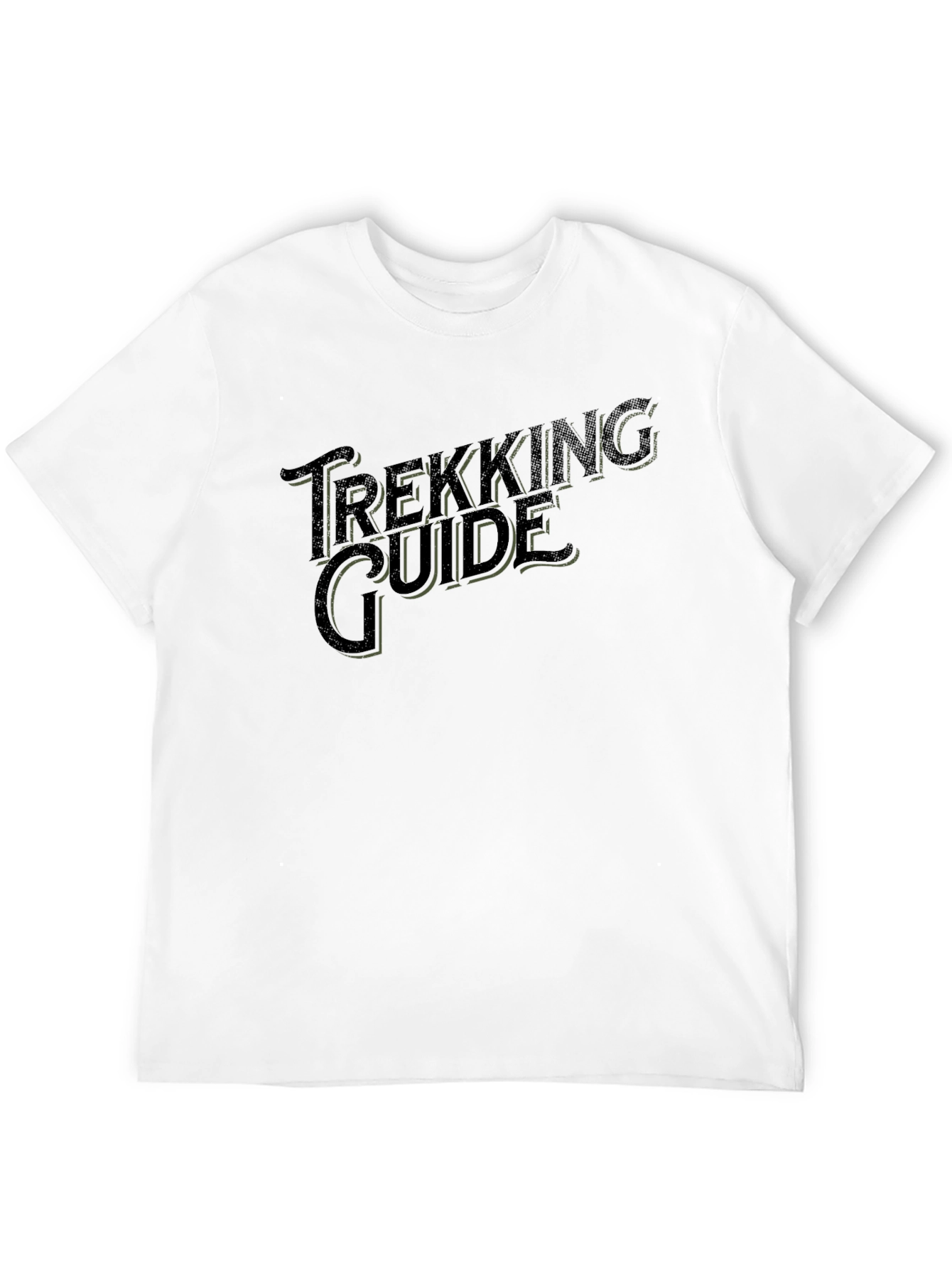 Trekking Guide Black Graphic T-Shirt