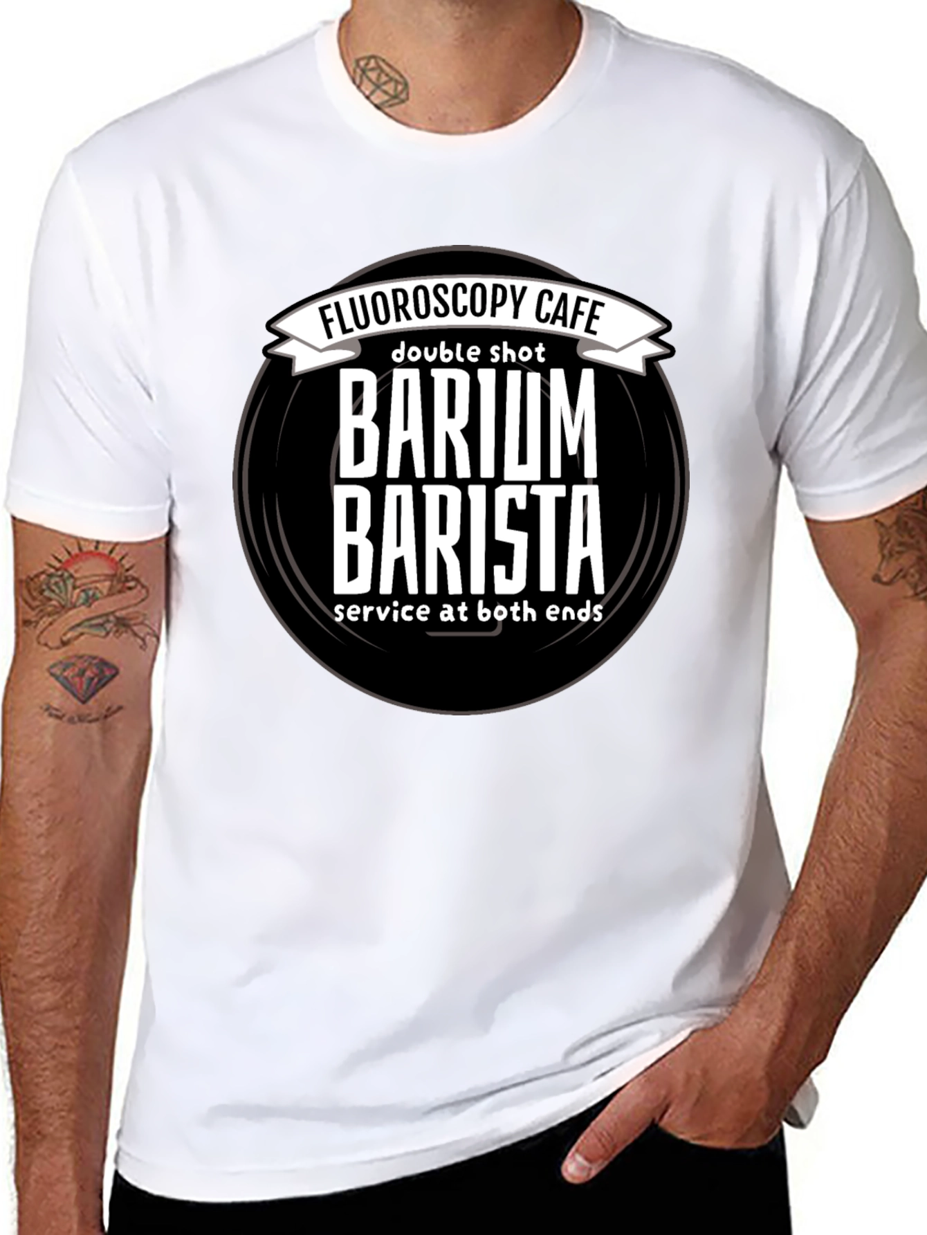 Fluoroscopy Cafe Barium Barista T-Shirt