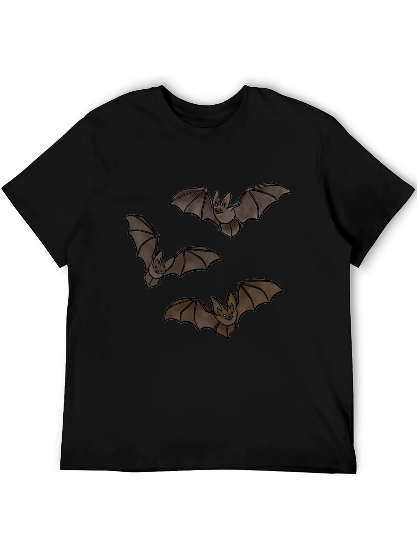 Bat Graphic Black T-Shirt