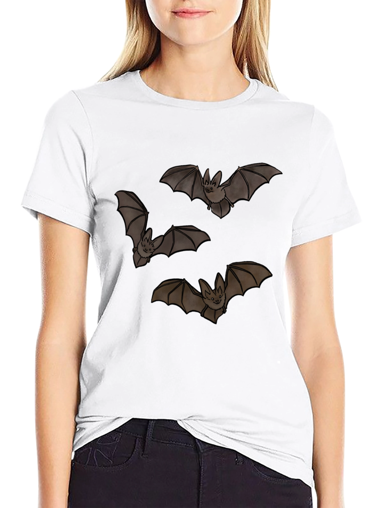Bat Graphic Black T-Shirt