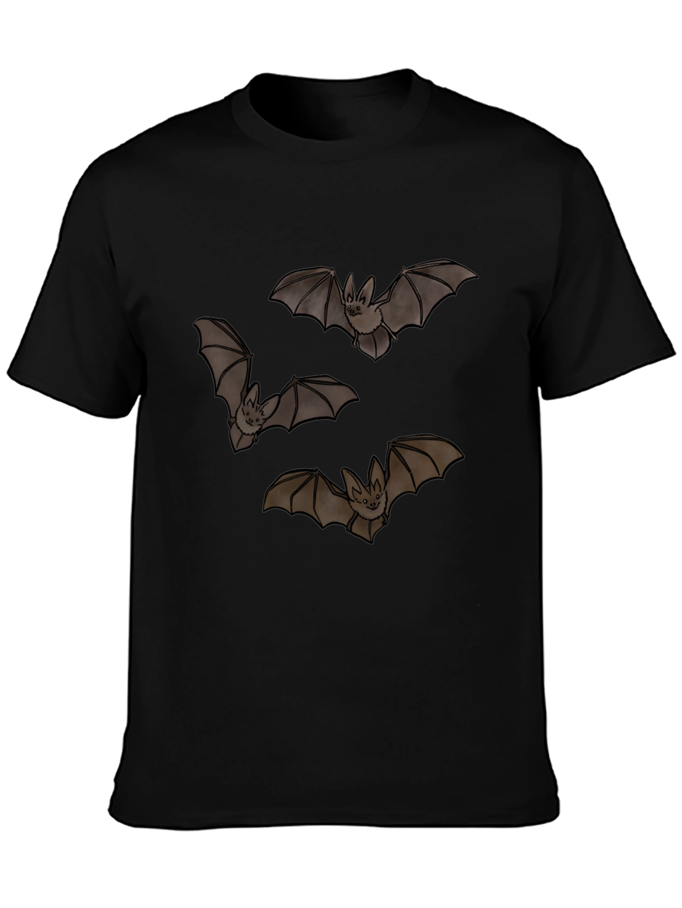 Bat Graphic Black T-Shirt