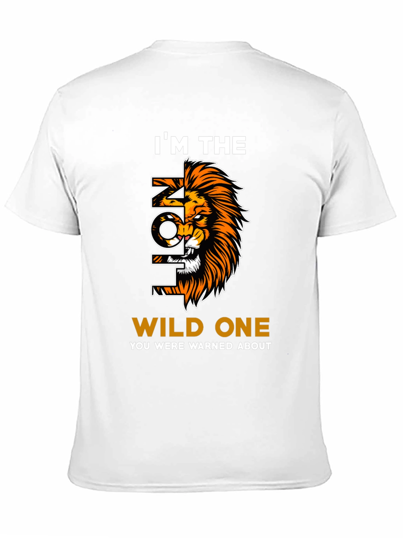 Wild Lion Graphic Print Tee