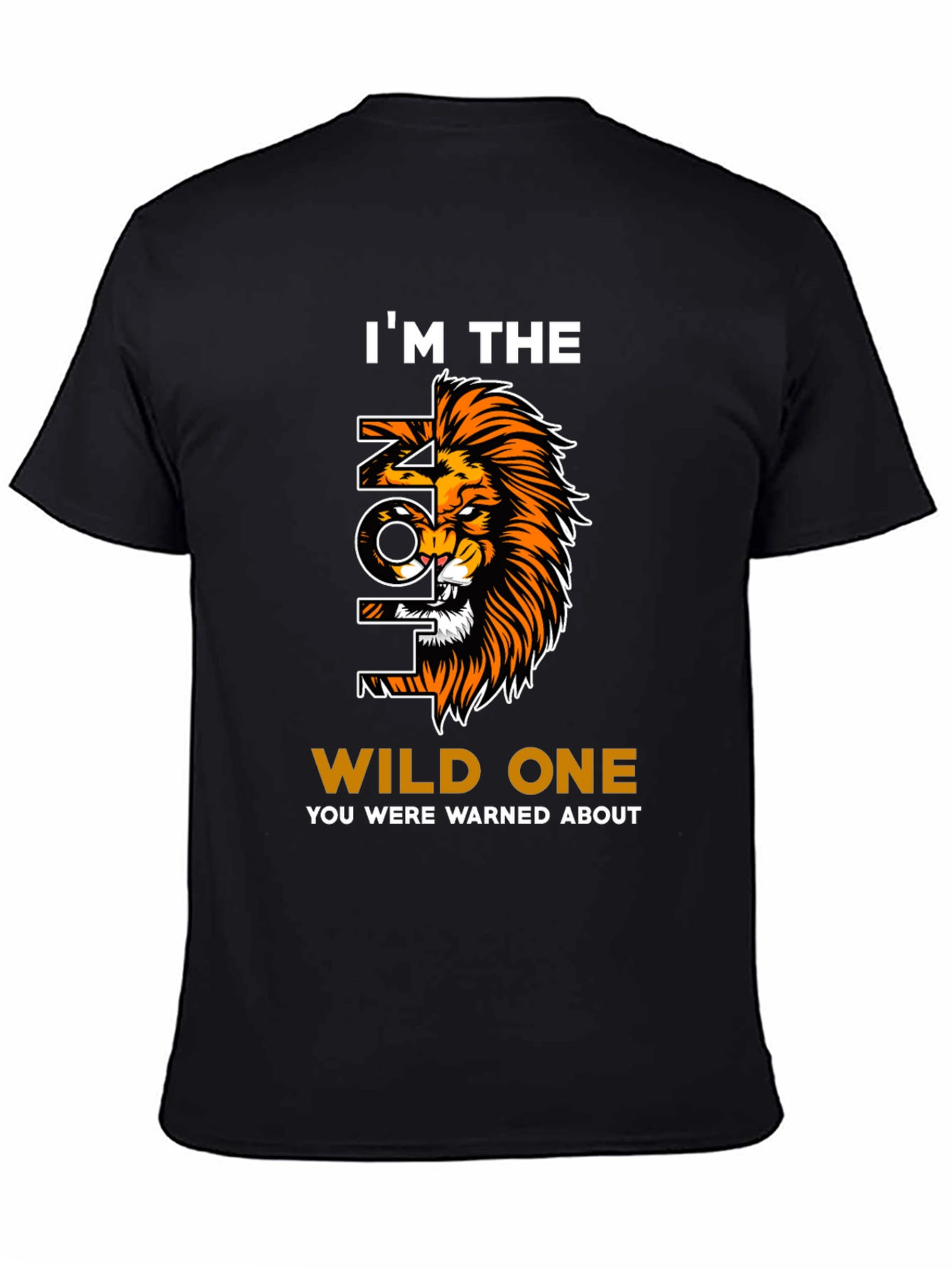 Wild Lion Graphic Print Tee