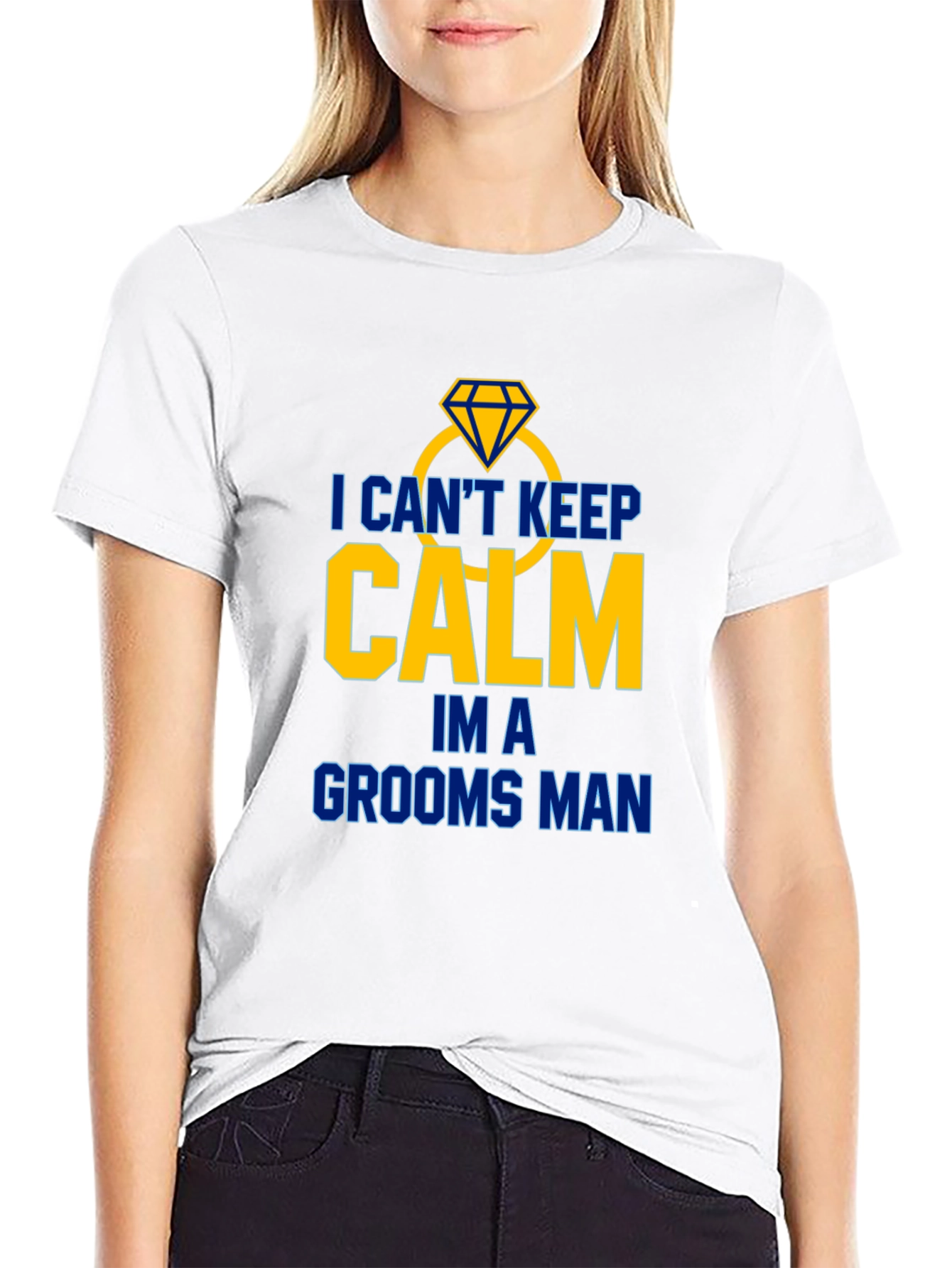 Groomsman T-Shirt: I Cant Keep Calm!