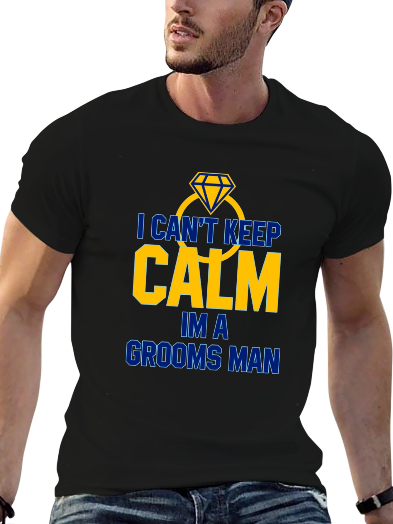 Groomsman T-Shirt: I Cant Keep Calm!