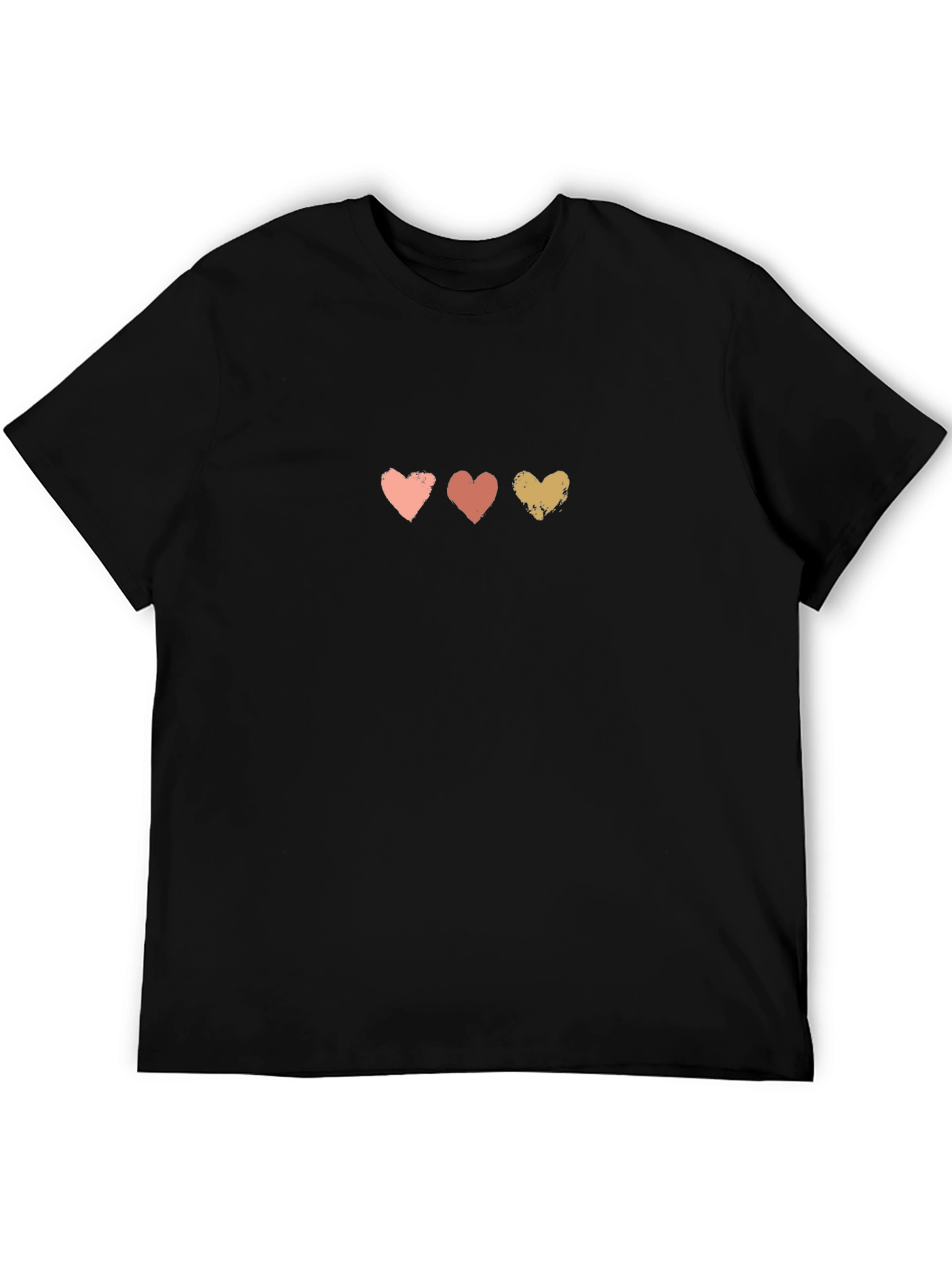 Three Hearts Graphic Tee - Soft Cotton Blend