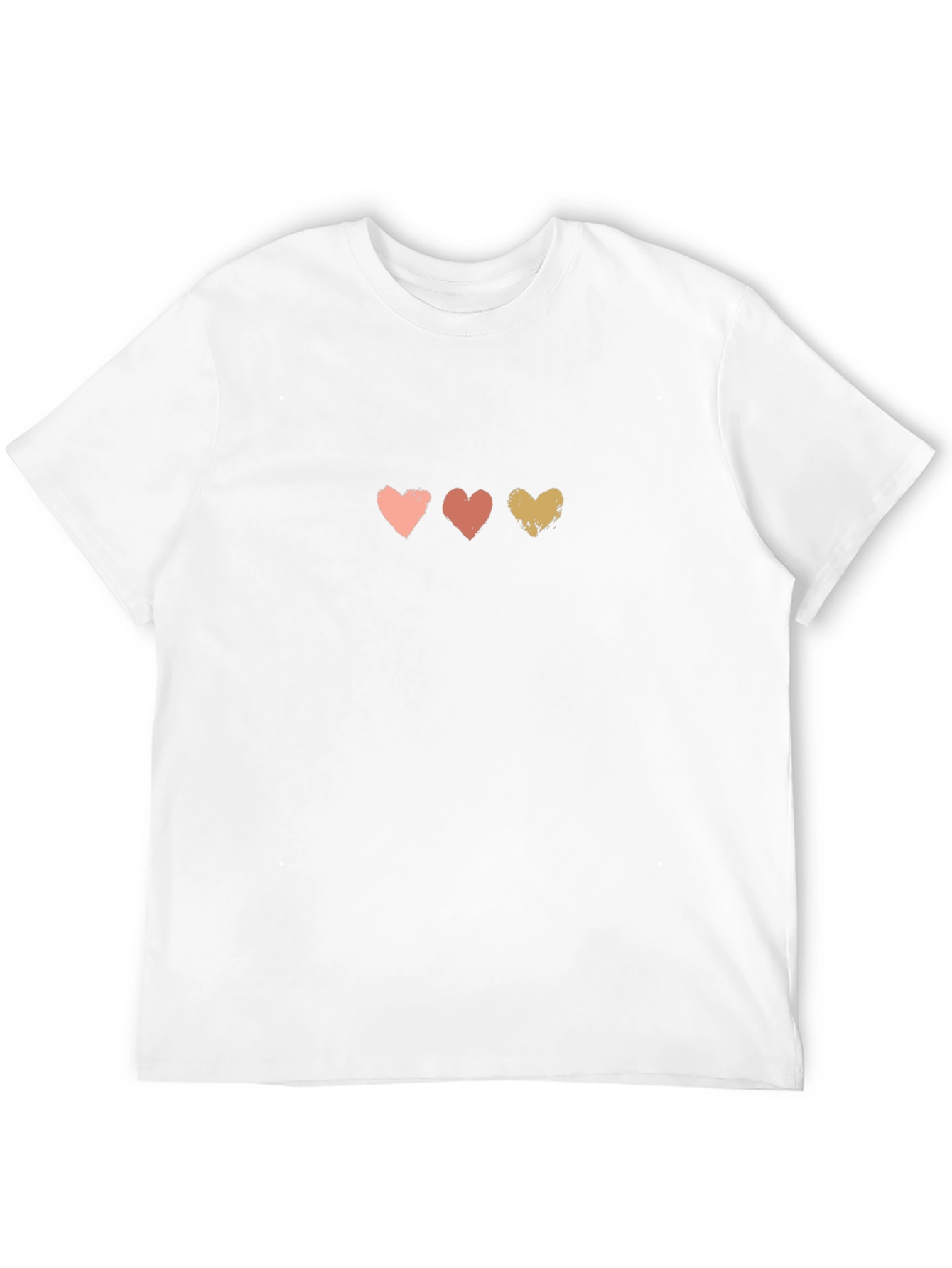 Three Hearts Graphic Tee - Soft Cotton Blend