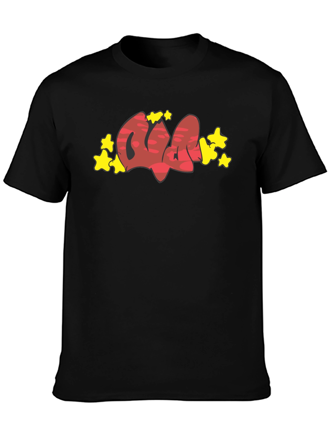 Graffiti Style Graphic T-Shirt - Trendy Urban Fashion