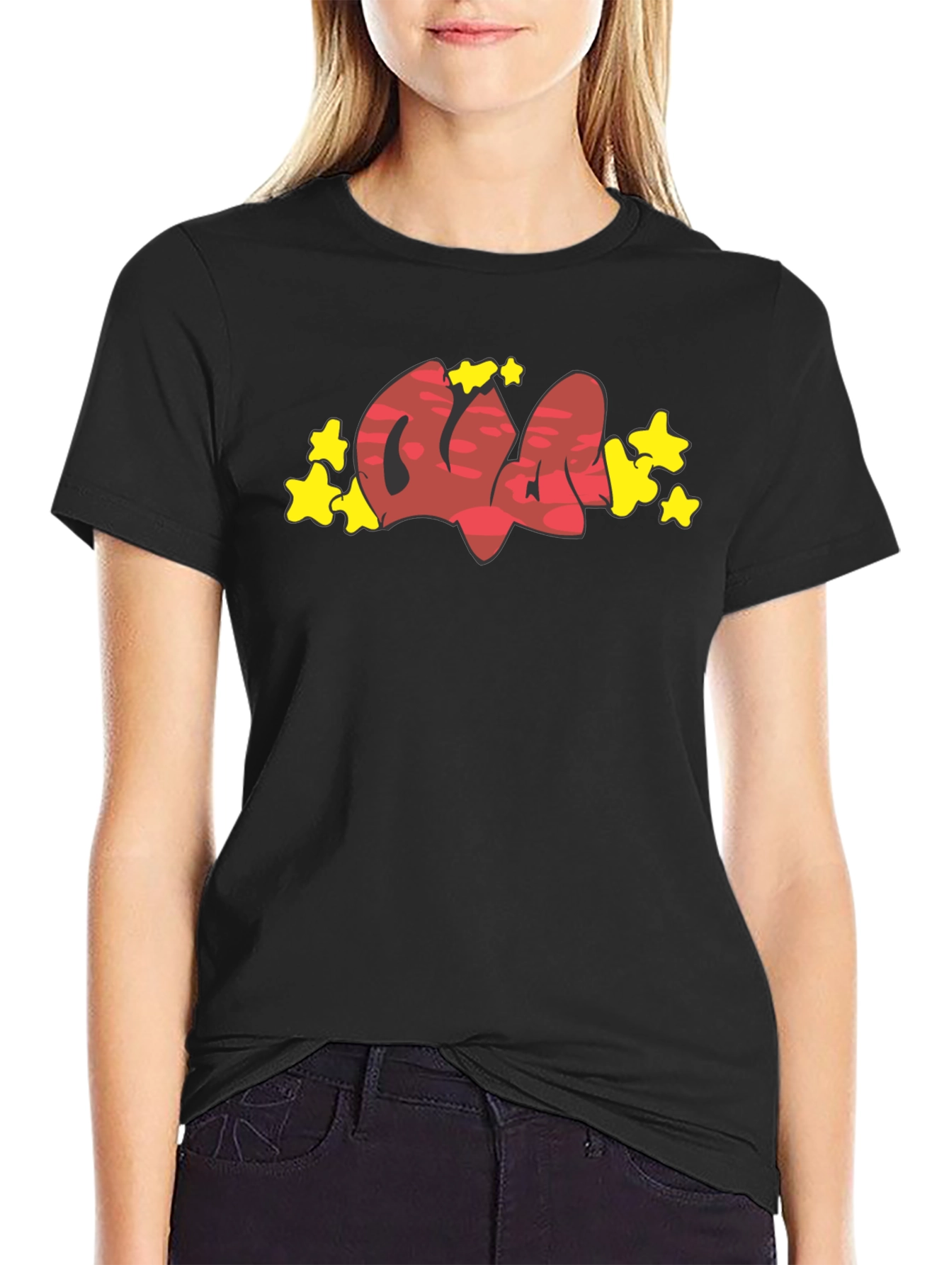 Graffiti Style Graphic T-Shirt - Trendy Urban Fashion