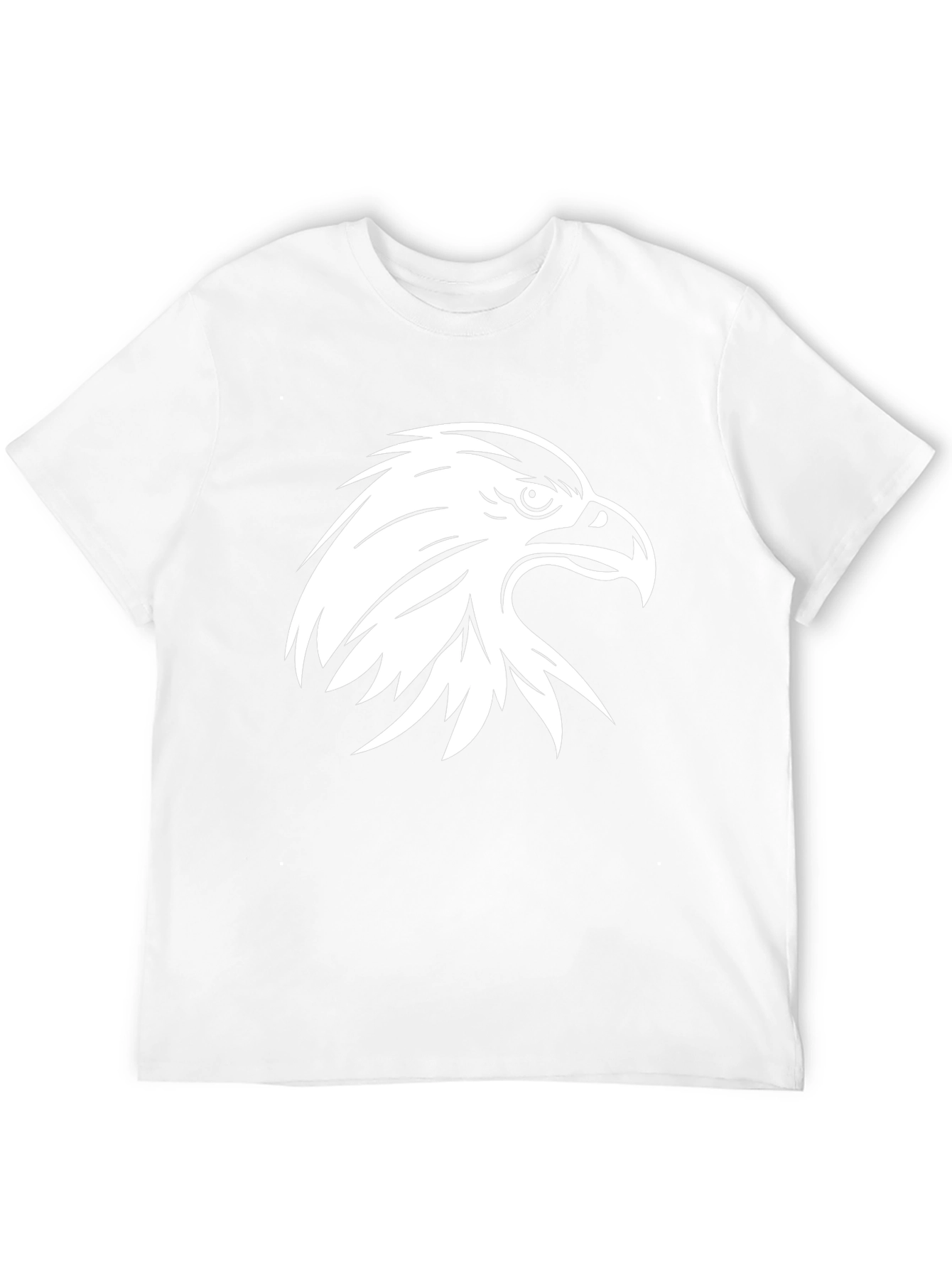 Black T-Shirt with Bold Eagle Graphic