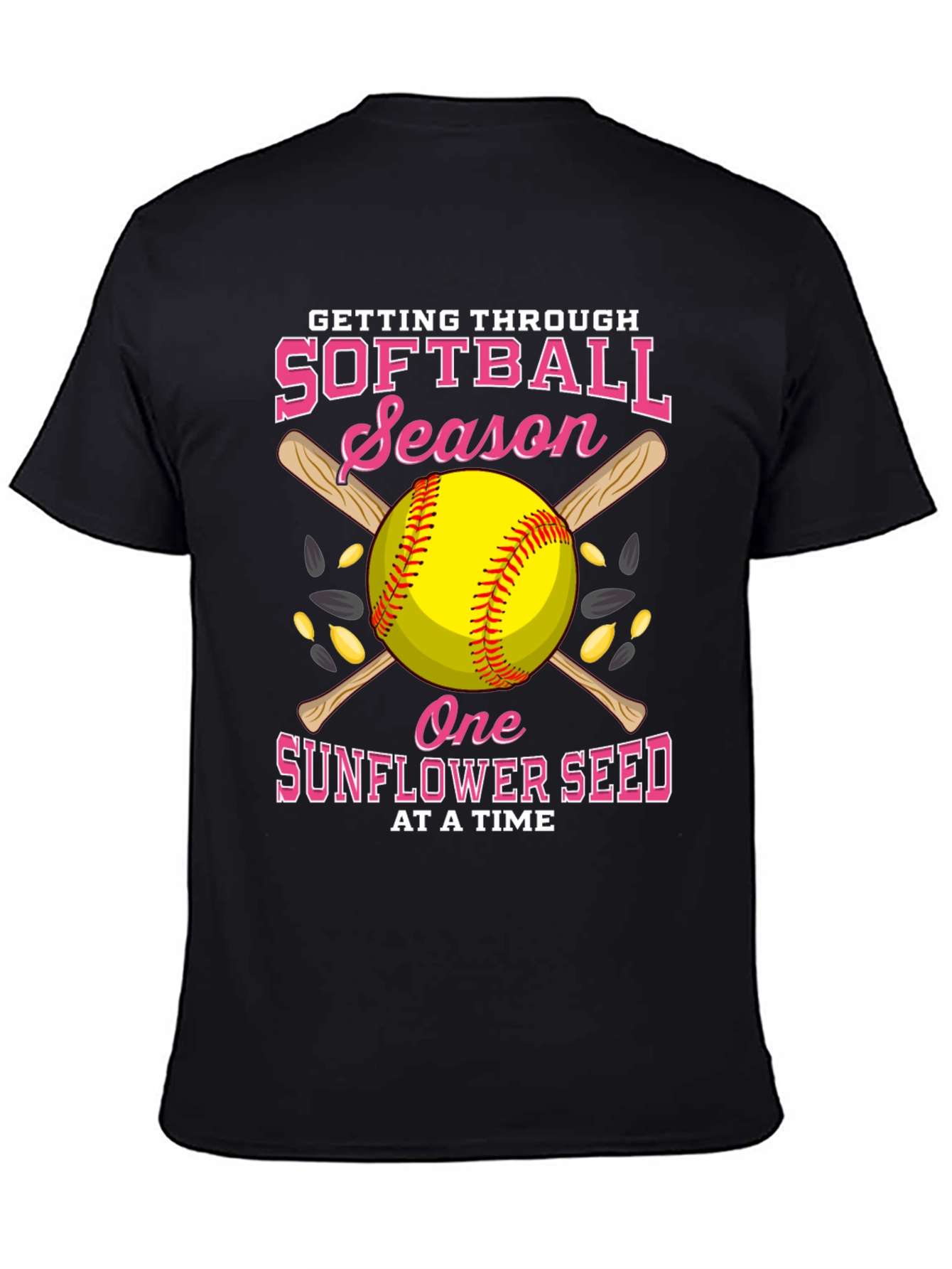 Softball Season Sunflower Seed T-Shirt