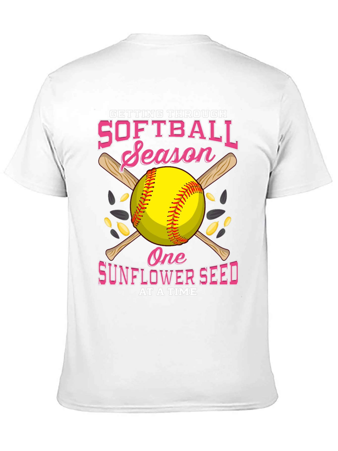 Softball Season Sunflower Seed T-Shirt