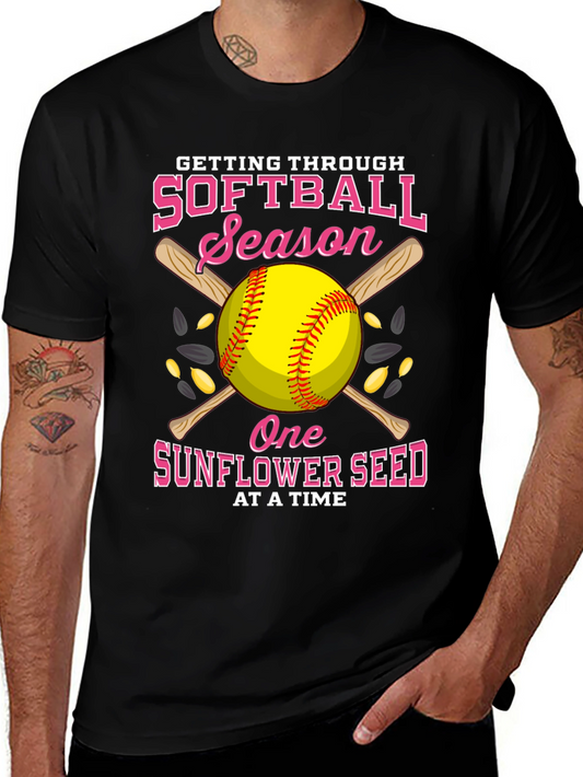 Softball Season Sunflower Seed T-Shirt