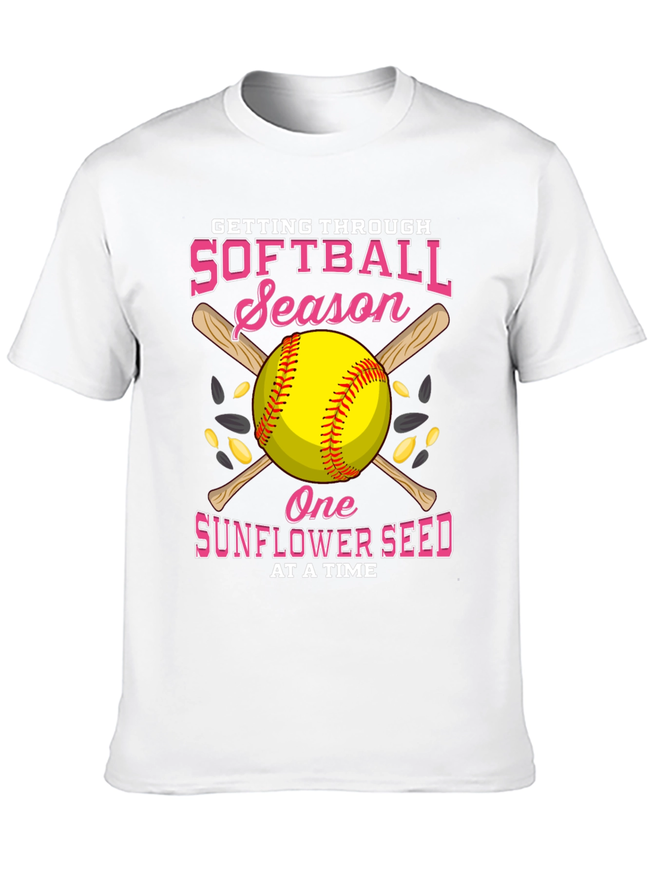 Softball Season Sunflower Seed T-Shirt