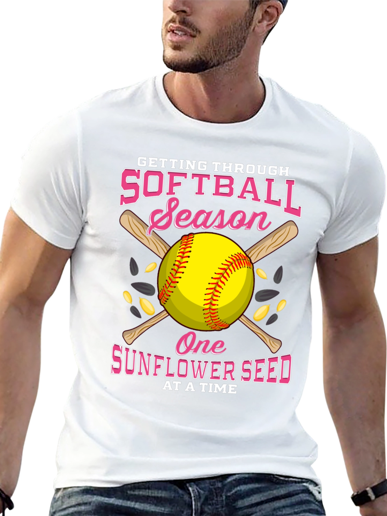 Softball Season Sunflower Seed T-Shirt