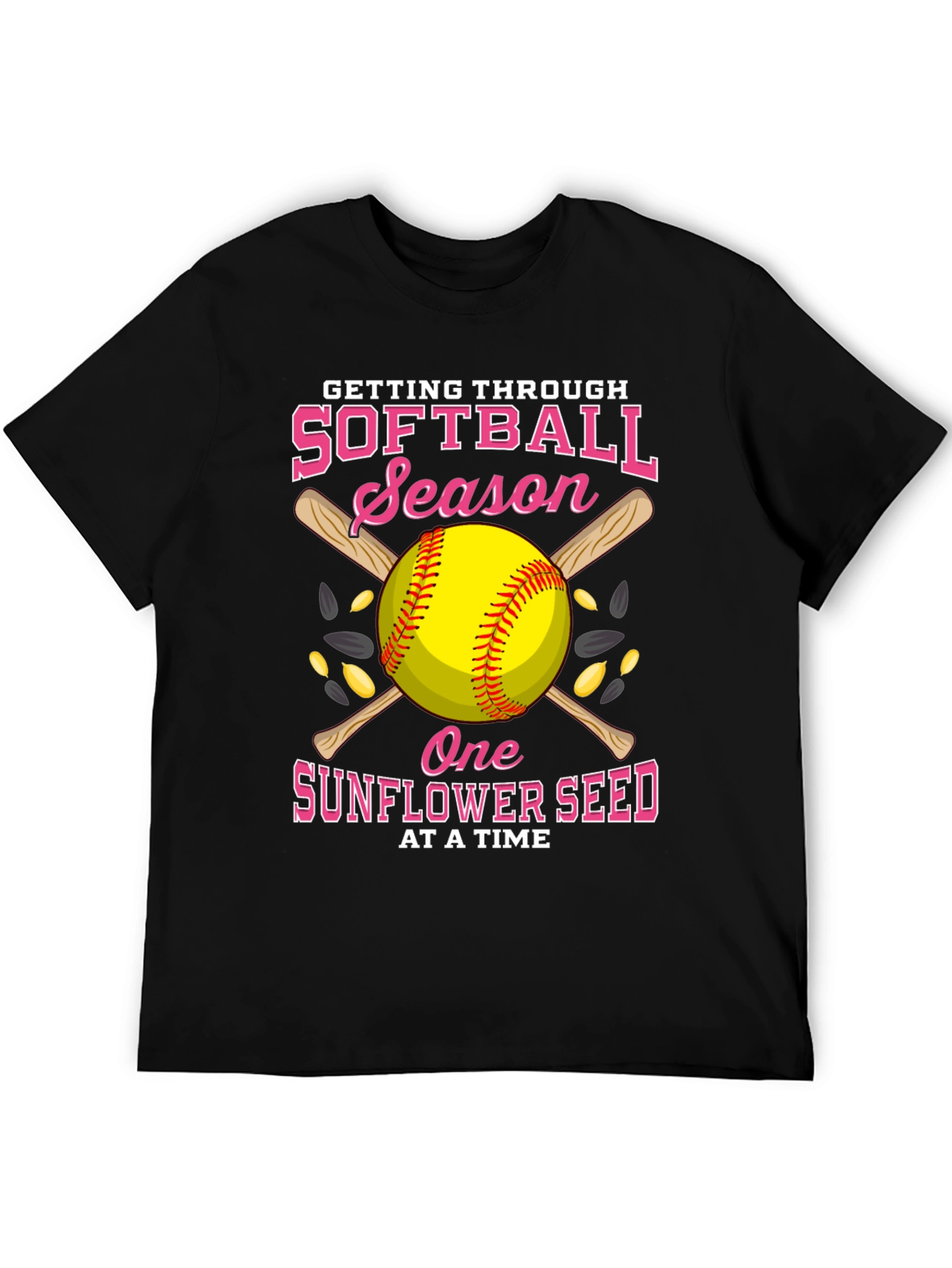 Softball Season Sunflower Seed T-Shirt