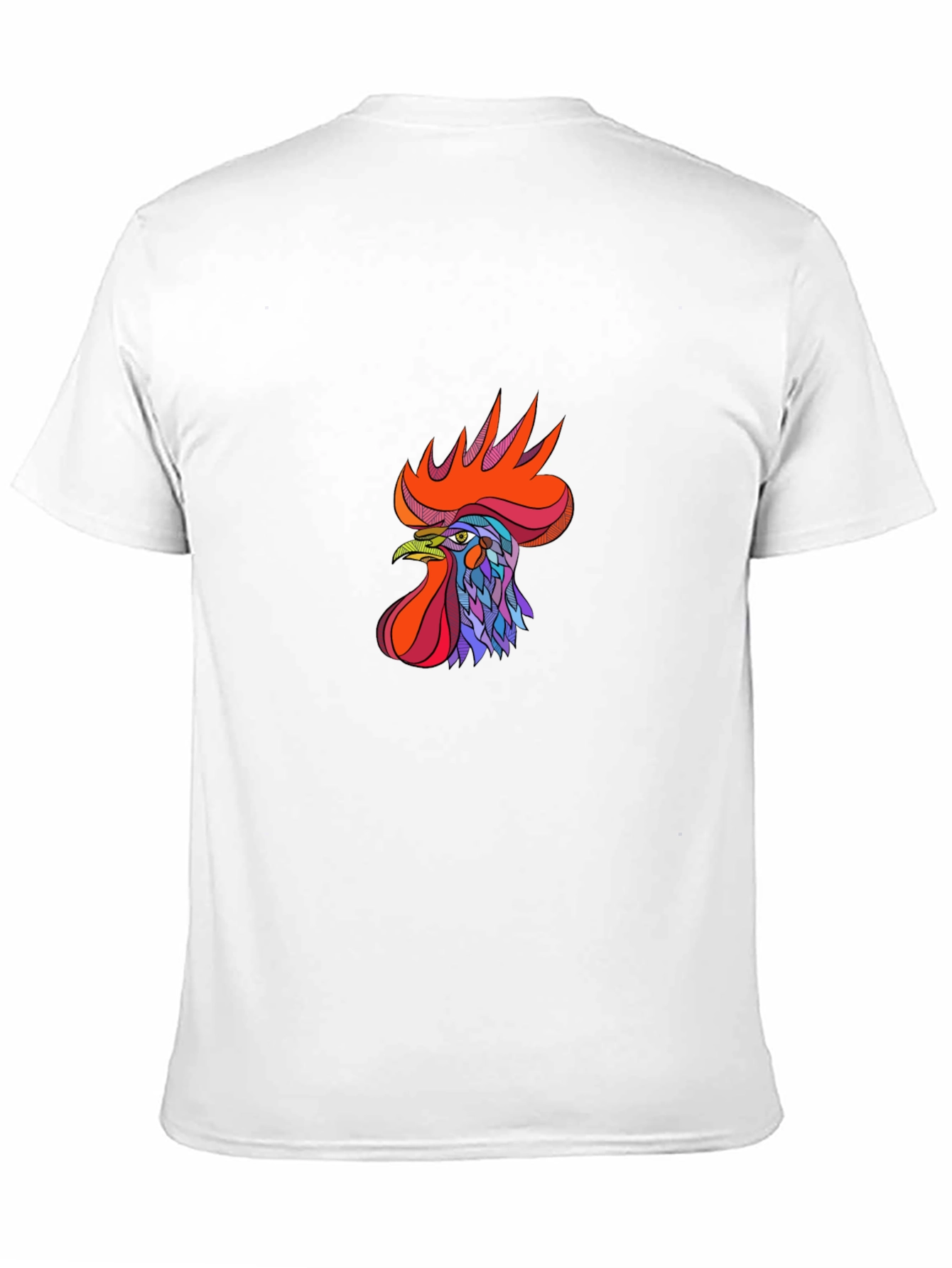 Rooster Graphic Tee - Bold & Stylish Black T-Shirt