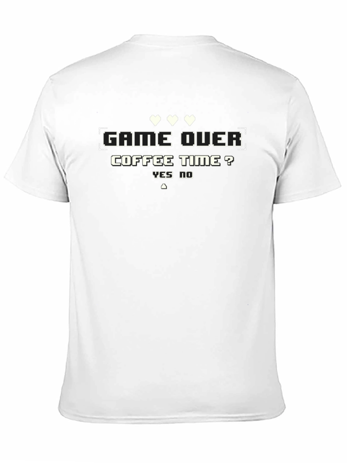 Game Over Coffee Time Graphic T-Shirt