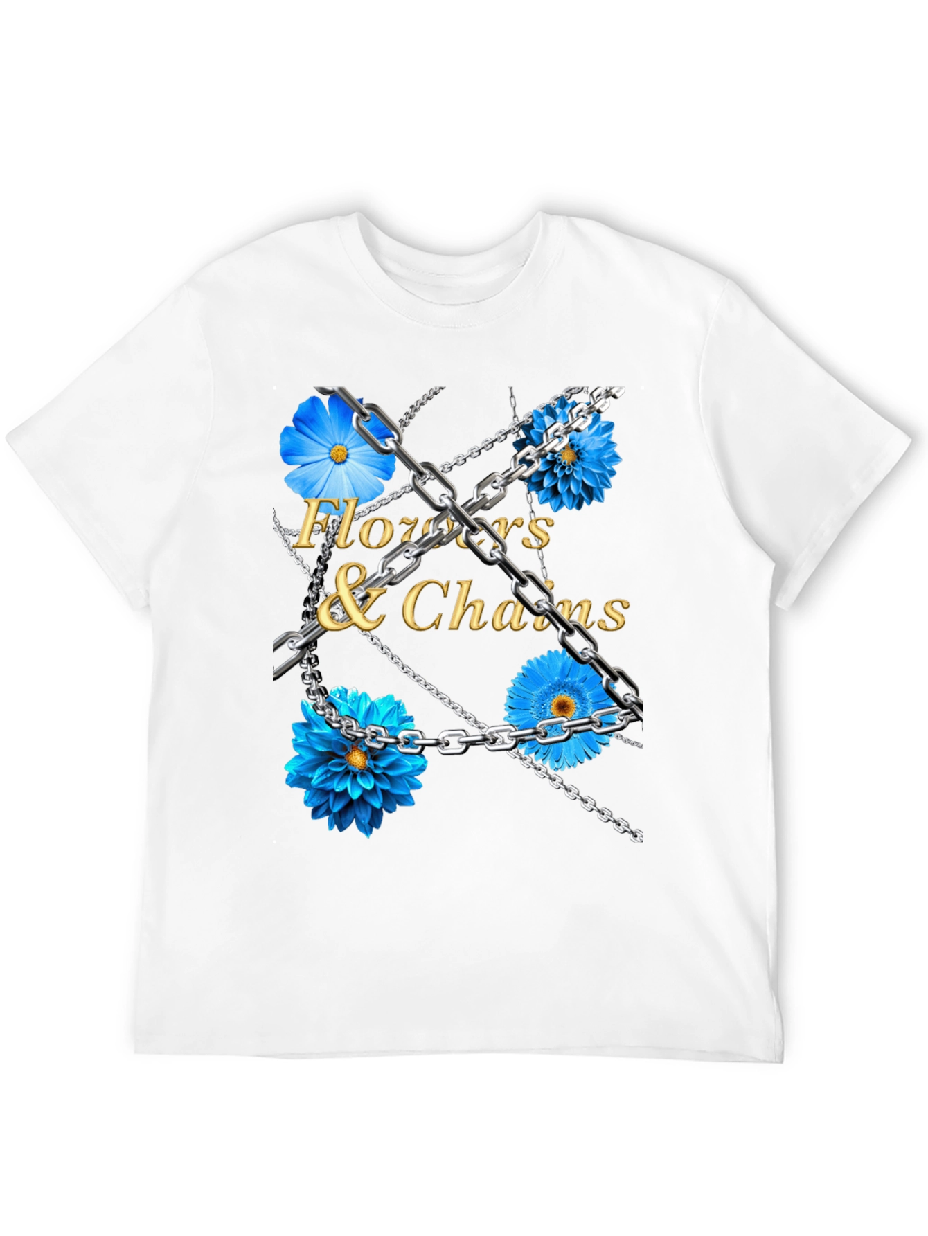 Flowers & Chains Graphic T-Shirt