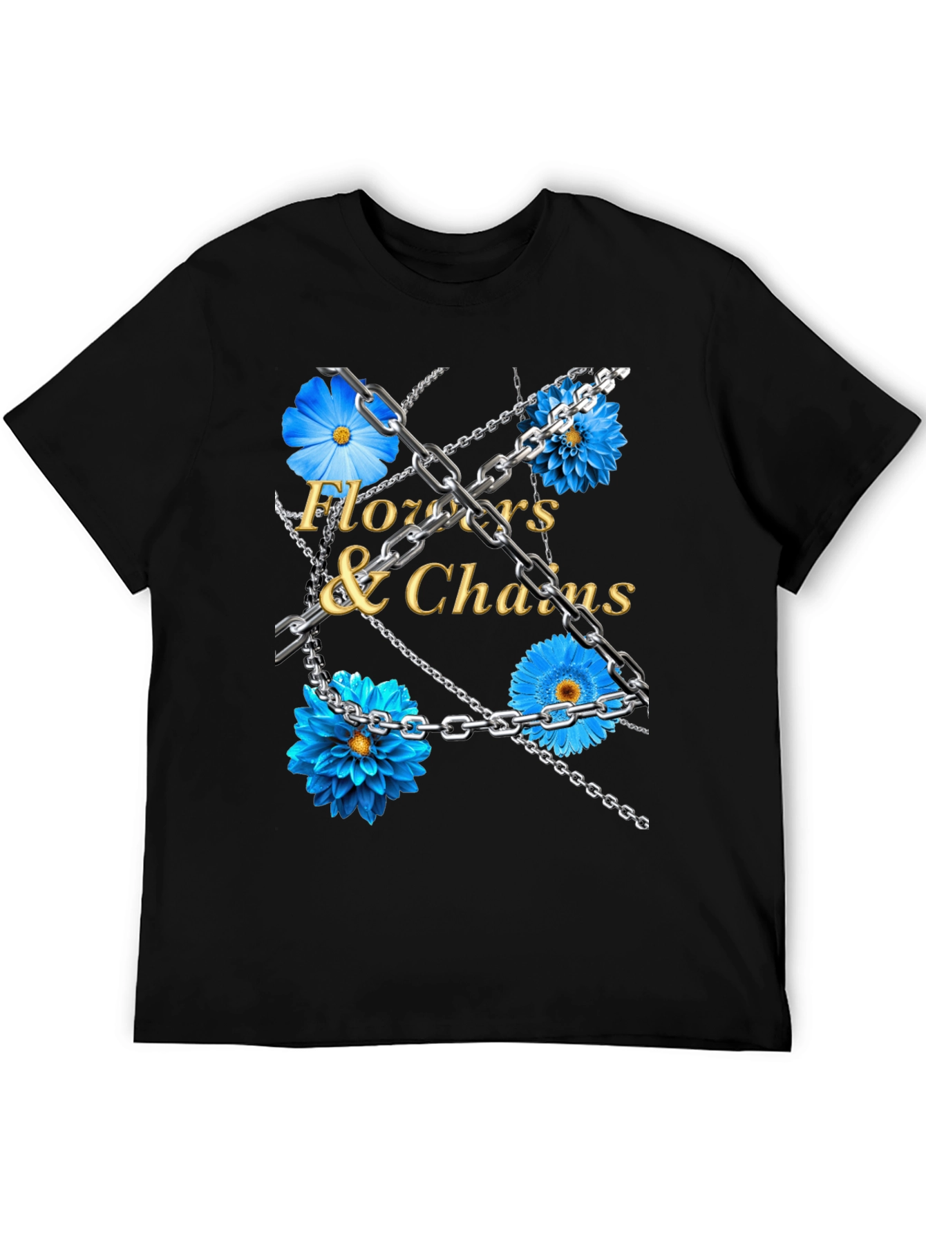 Flowers & Chains Graphic T-Shirt