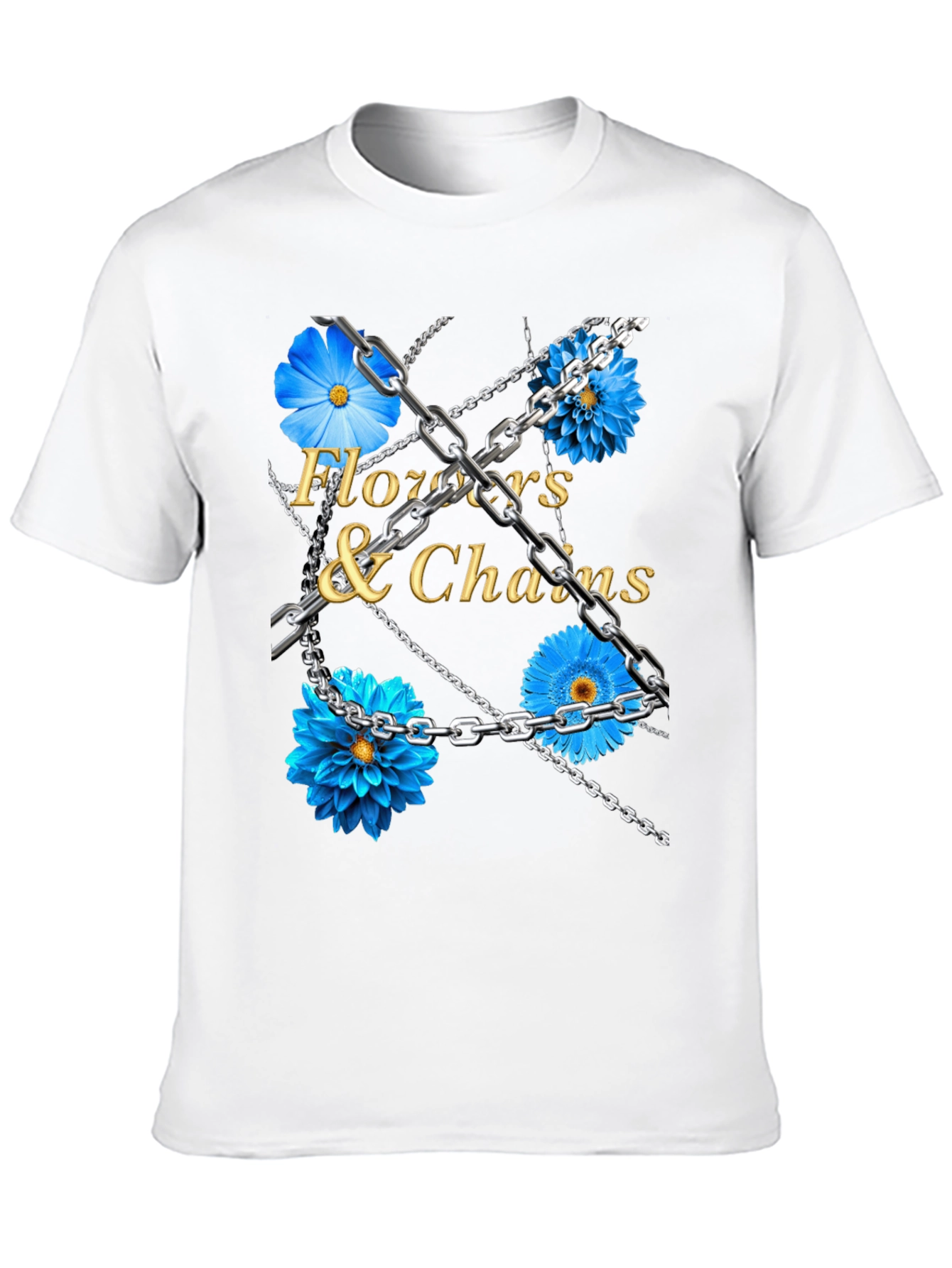 Flowers & Chains Graphic T-Shirt