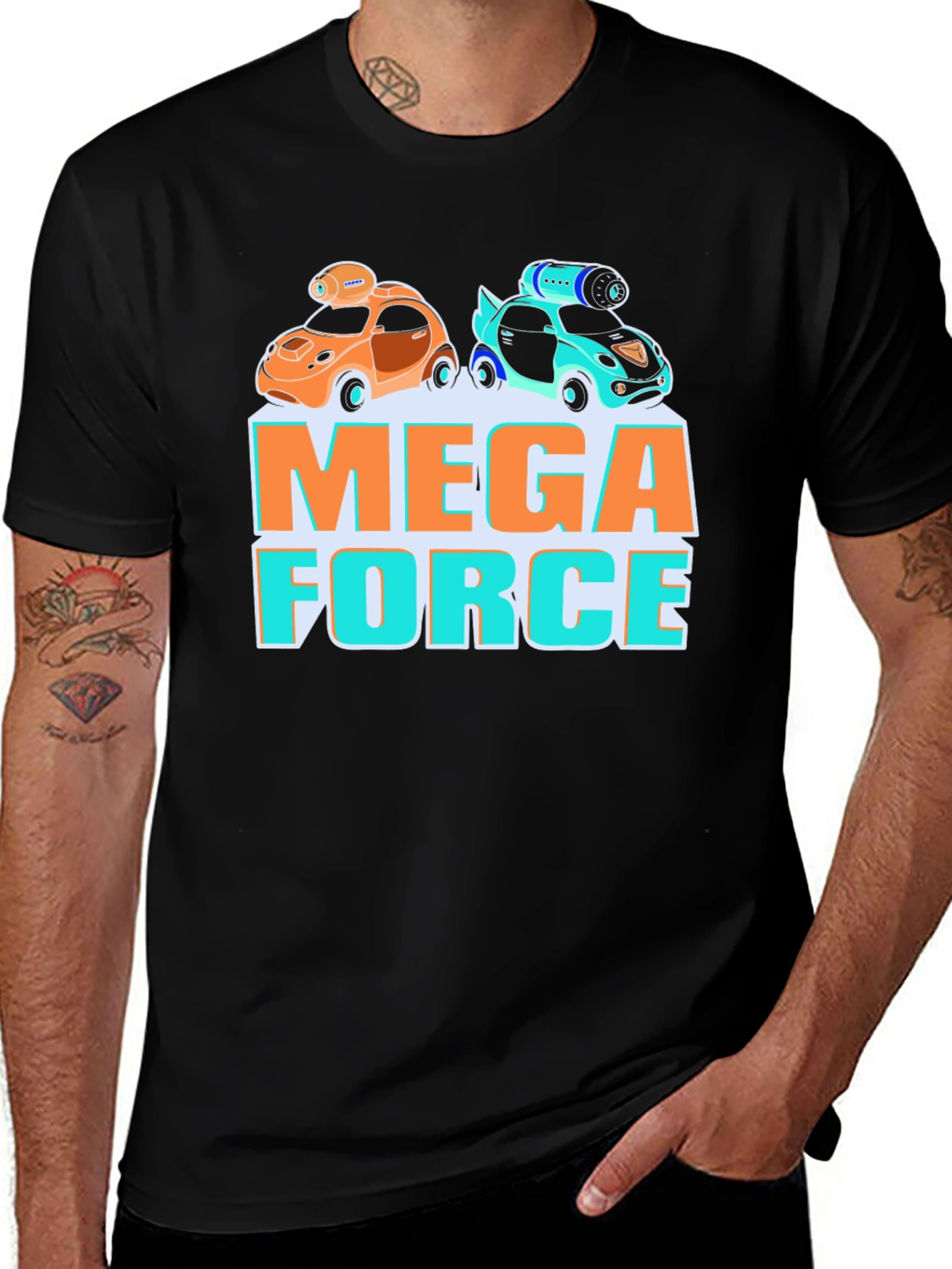 Mega Force Graphic Tee - Car Design