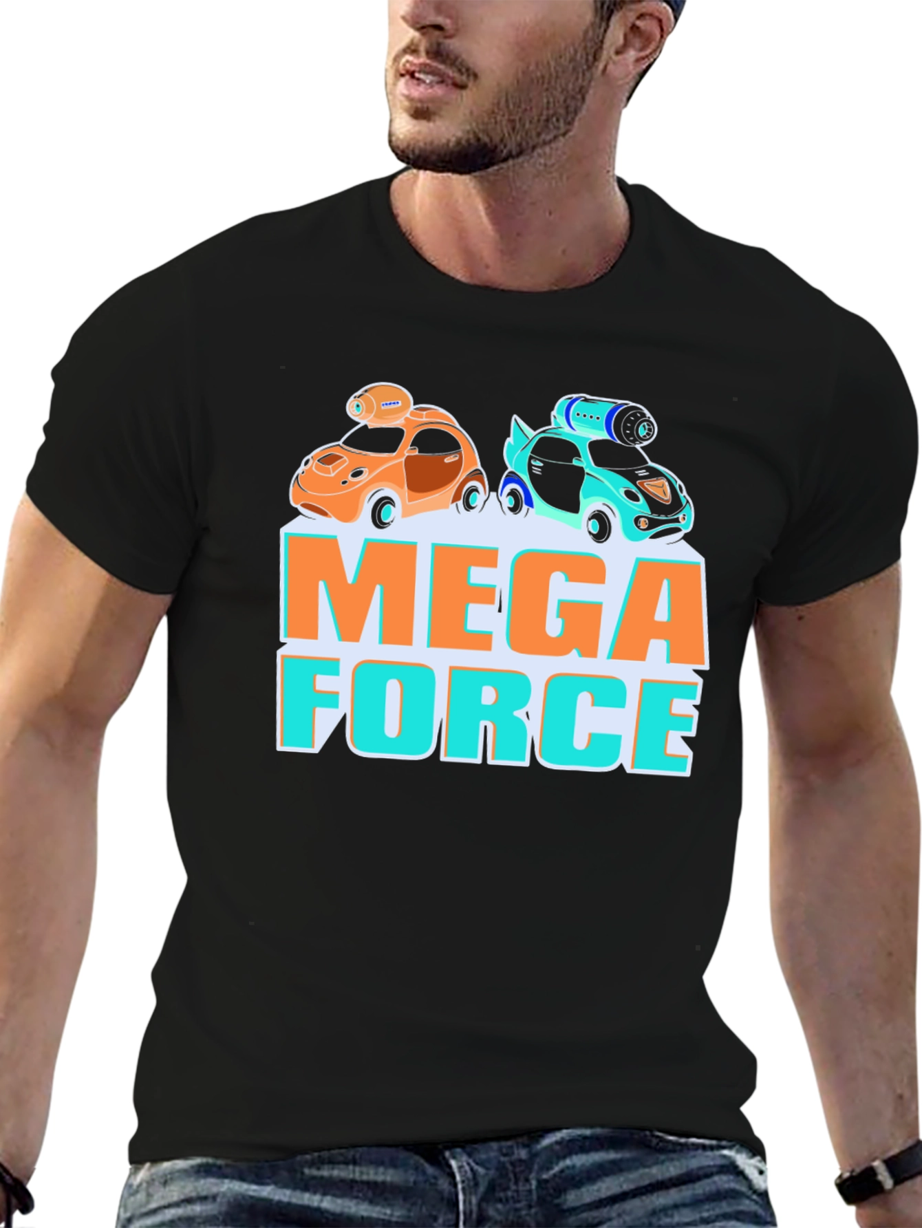Mega Force Graphic Tee - Car Design