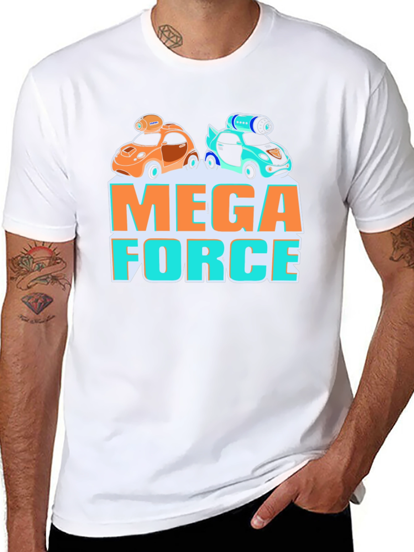 Mega Force Graphic Tee - Car Design