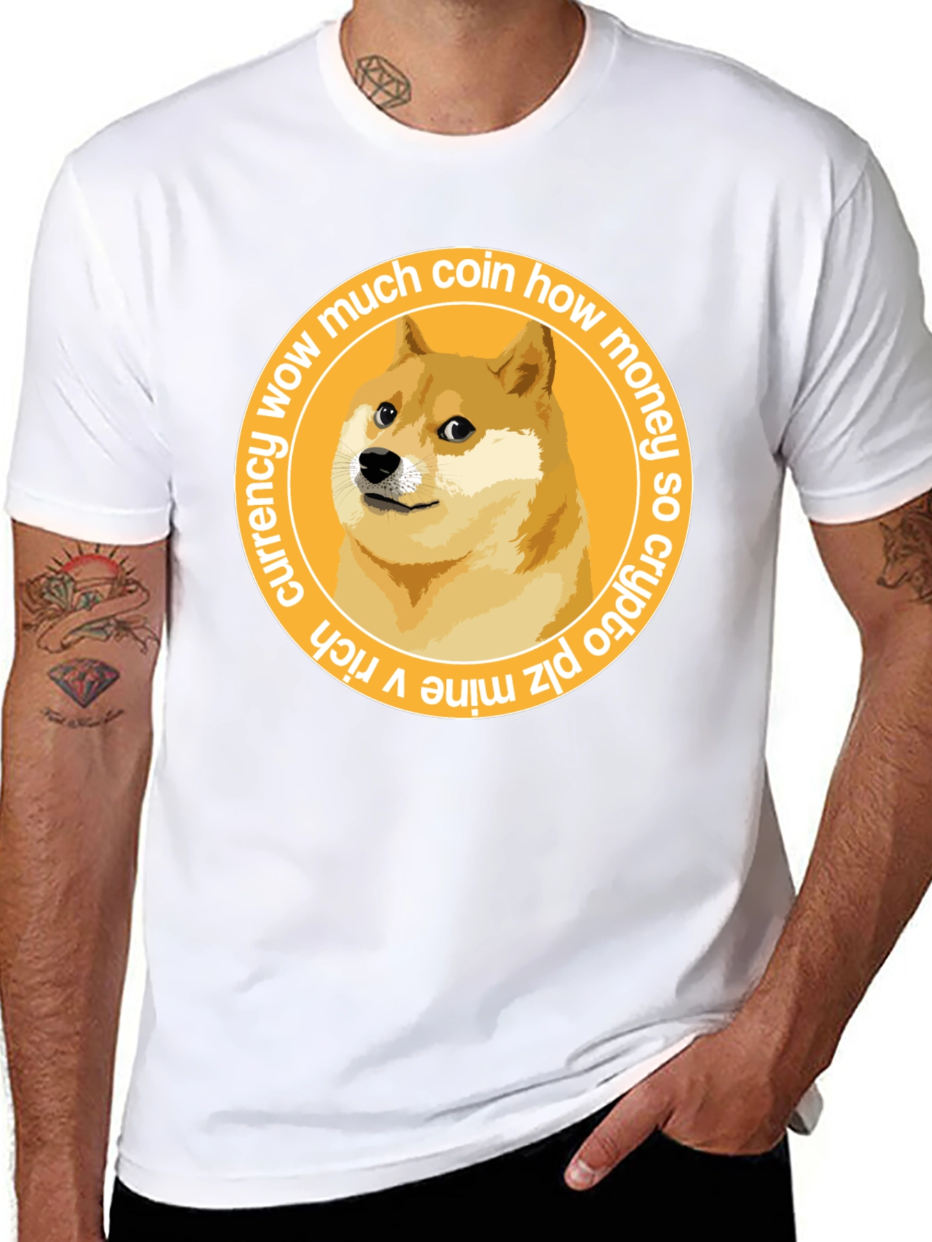Doge Meme T-Shirt - Crypto Currency
