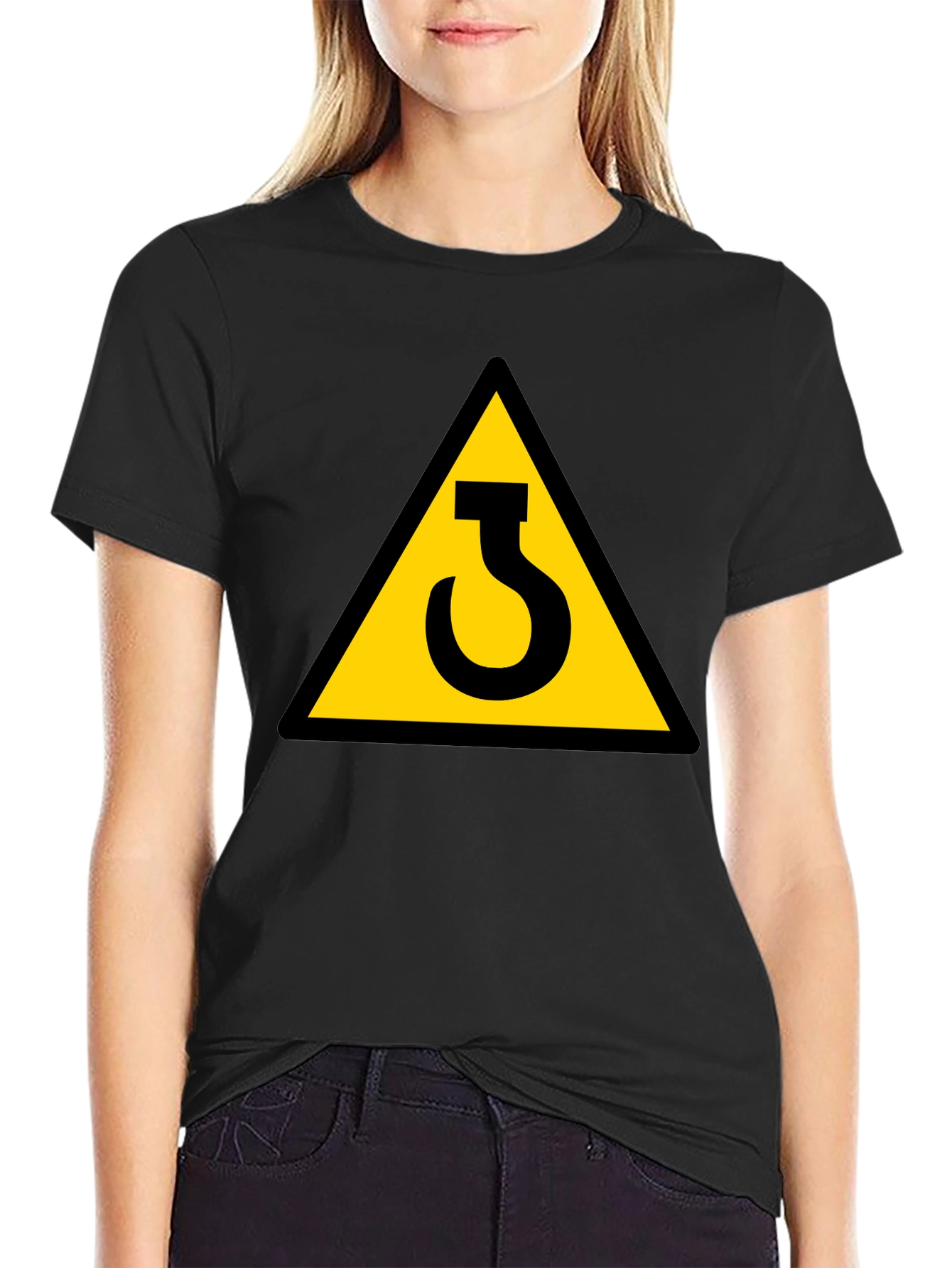 Warning Crane Hook T-Shirt
