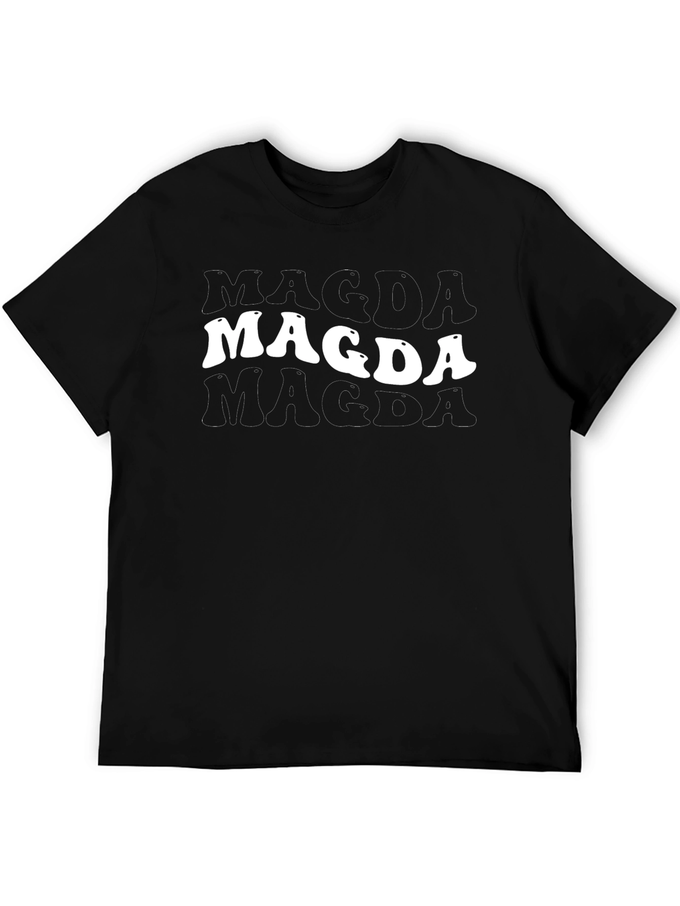 Magda T-Shirt - Retro Text Graphic Tee