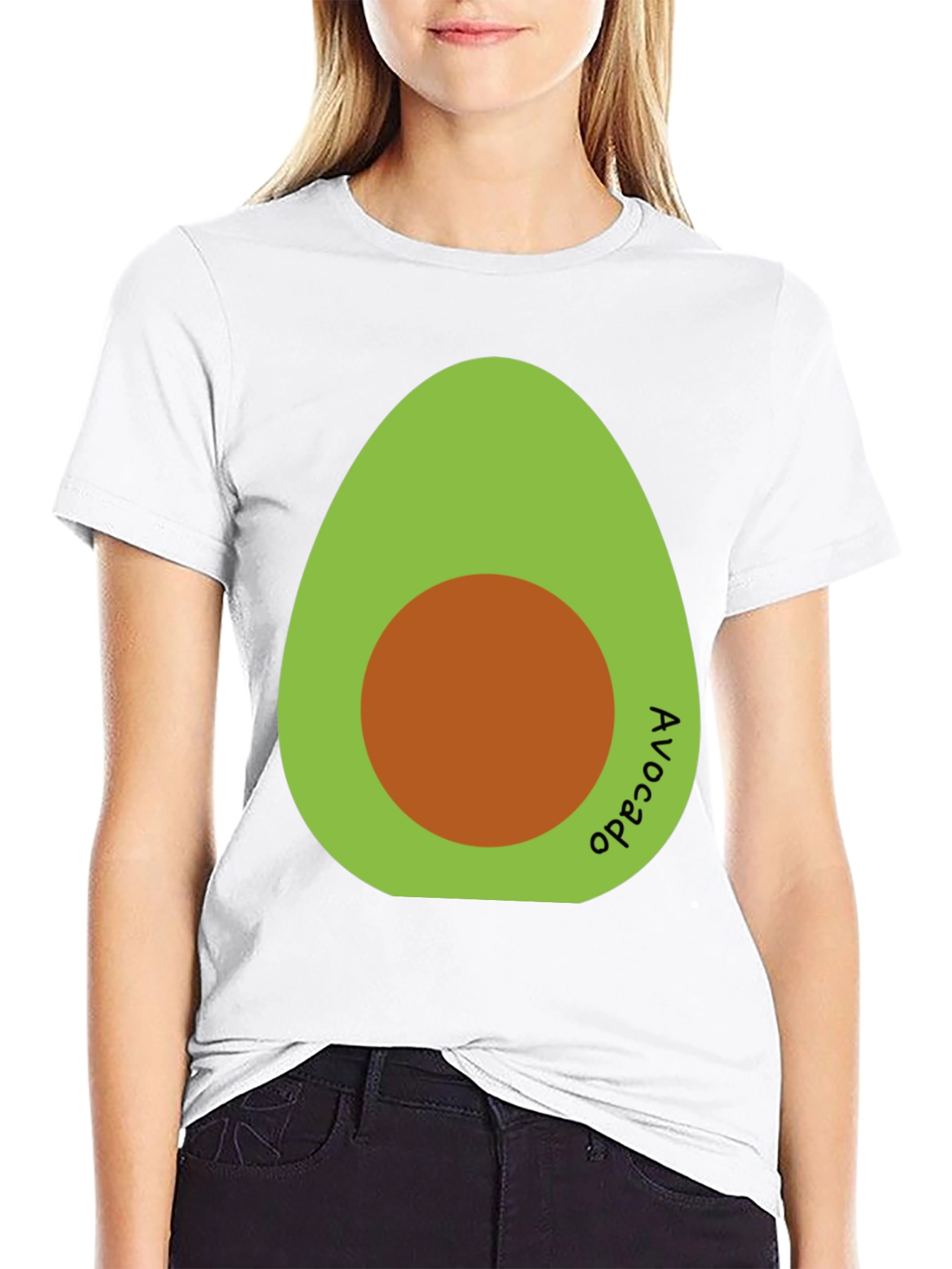 Avocado Graphic T-Shirt - Black
