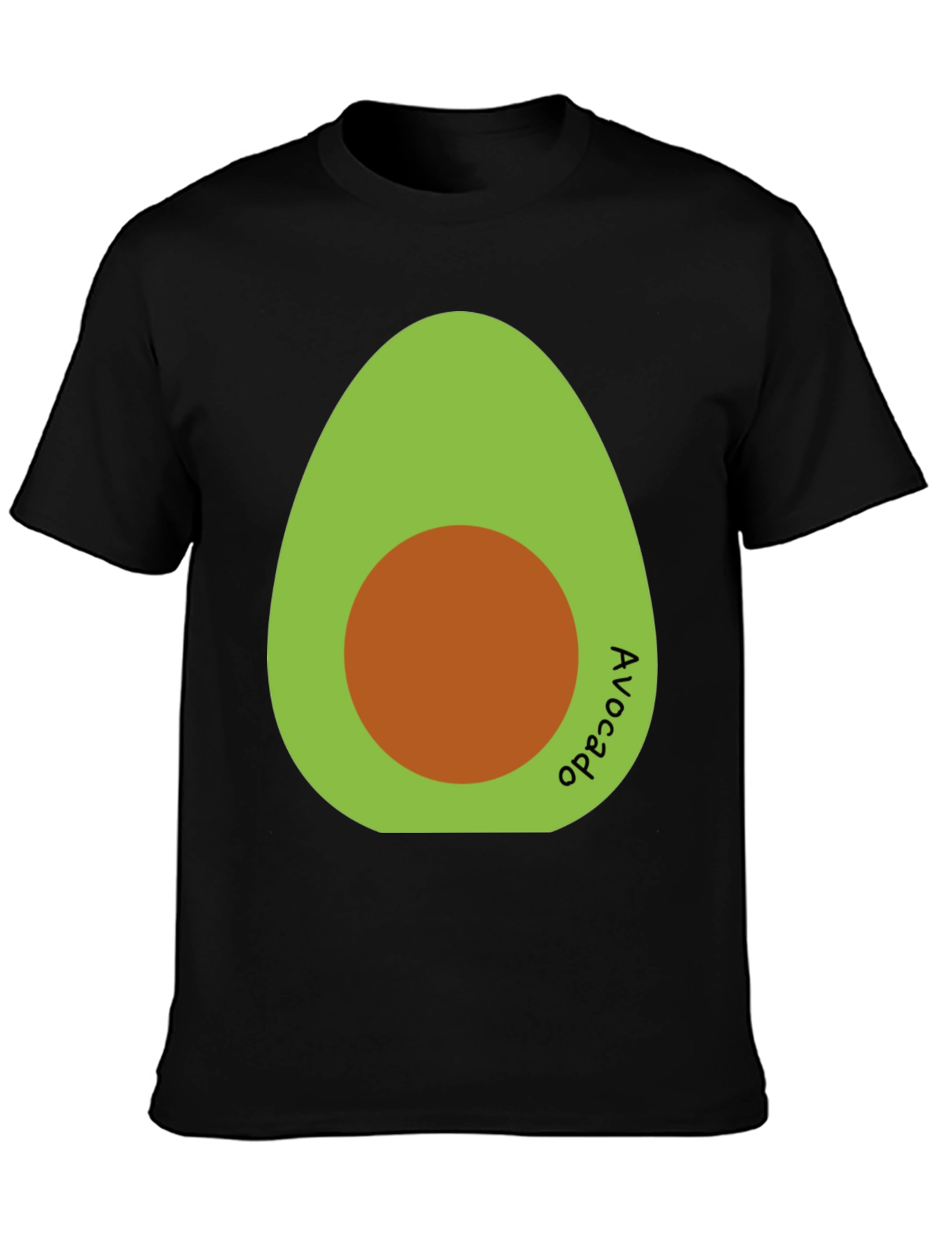 Avocado Graphic T-Shirt - Black