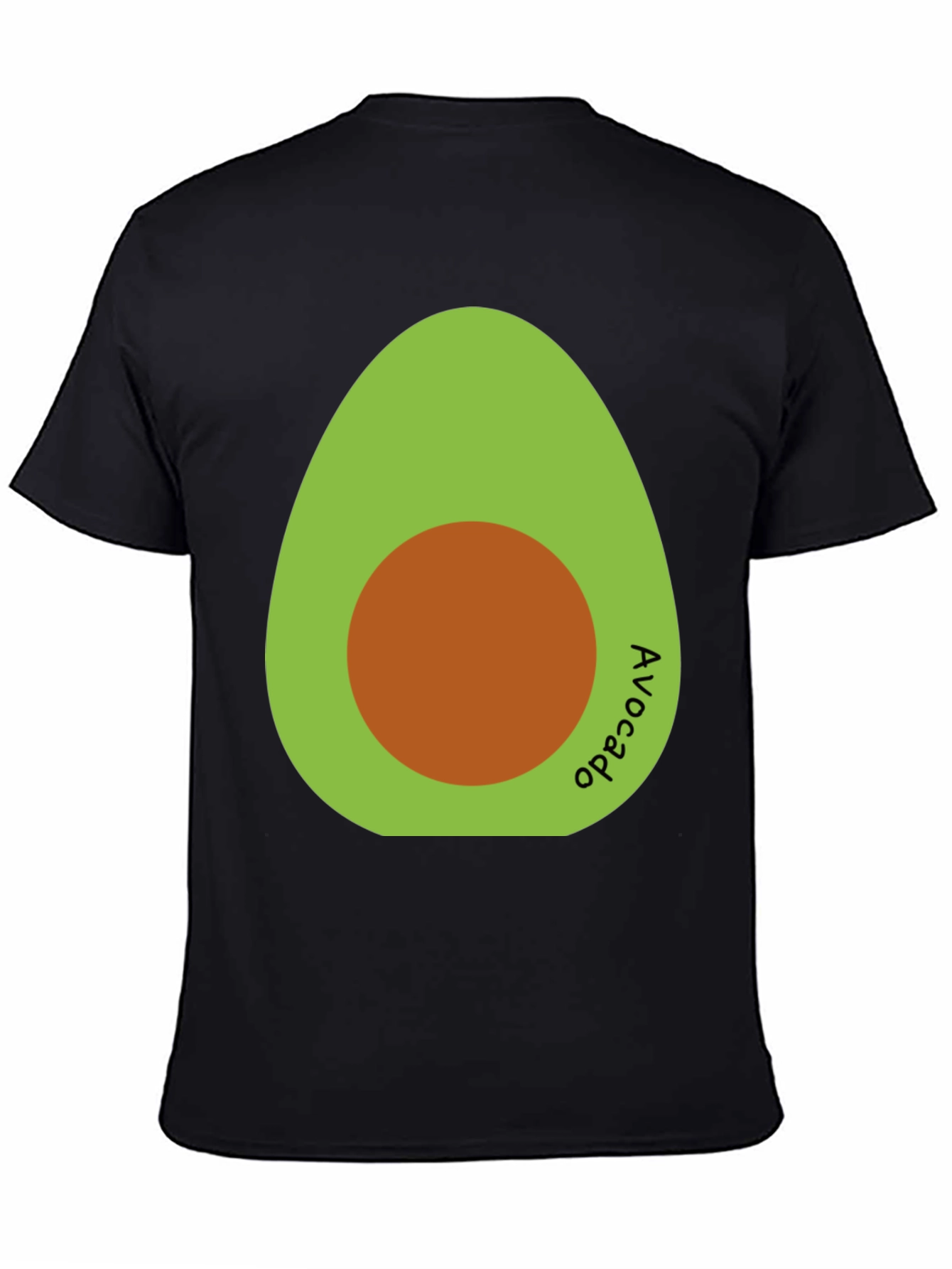 Avocado Graphic T-Shirt - Black