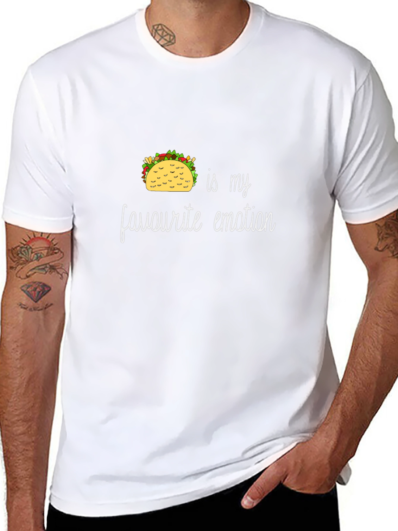 Taco is My Favorite Emotion Graphic T-Shirt
