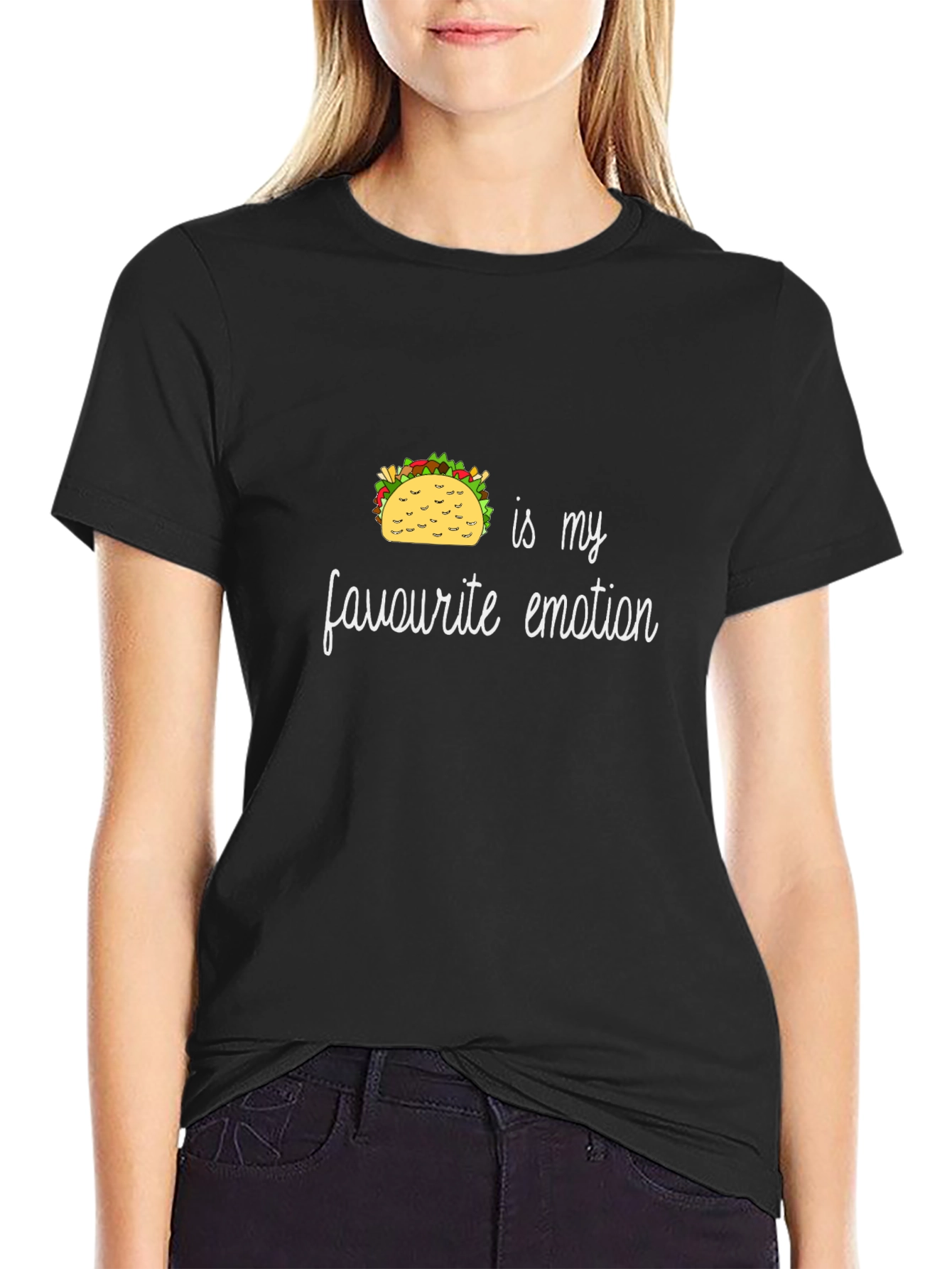 Taco is My Favorite Emotion Graphic T-Shirt