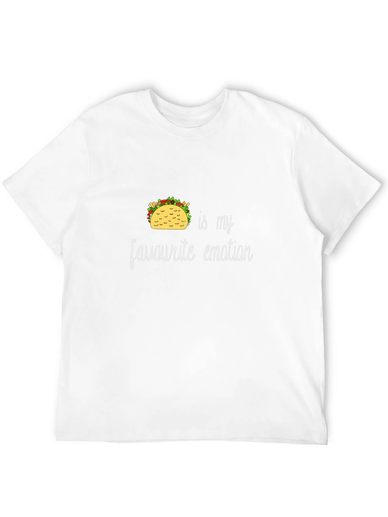 Taco is My Favorite Emotion Graphic T-Shirt