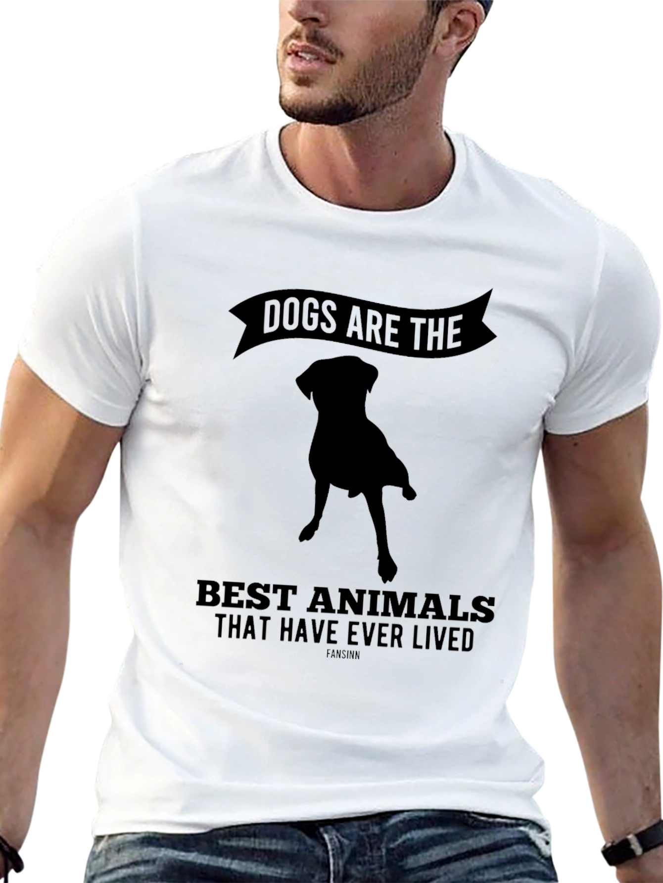 Dogs Are The Best Animals T-Shirt Black