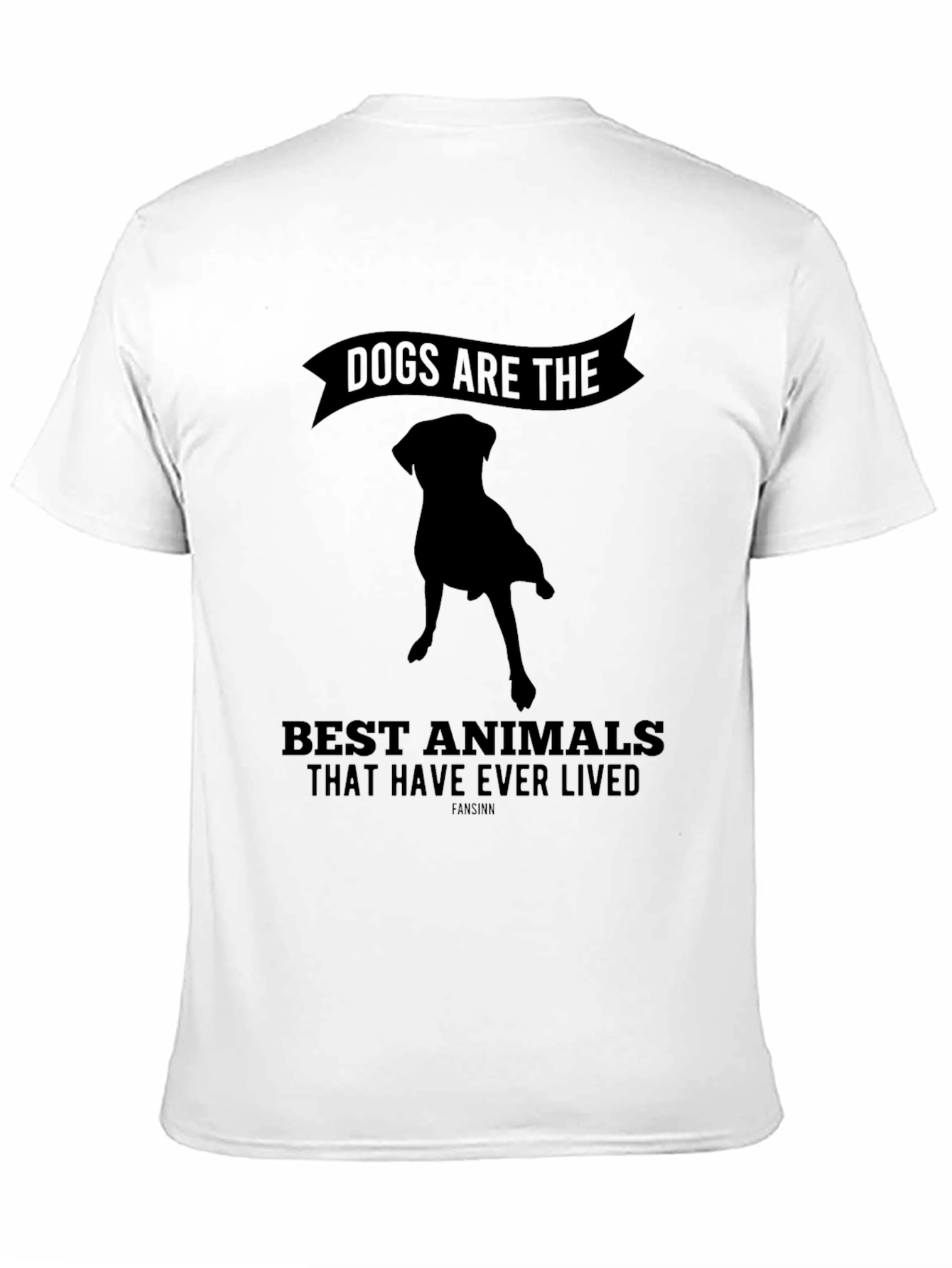 Dogs Are The Best Animals T-Shirt Black